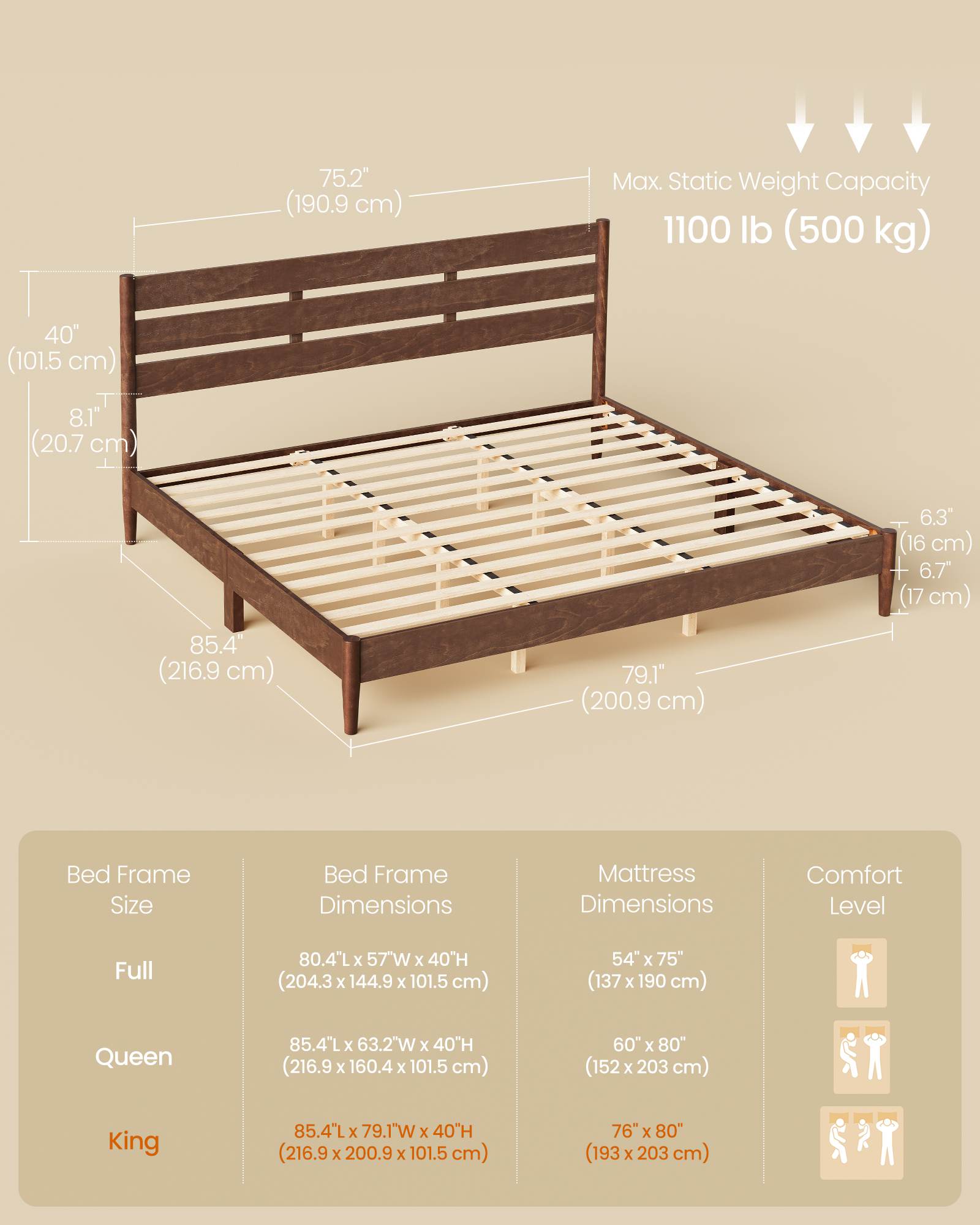 King Bed Frame
