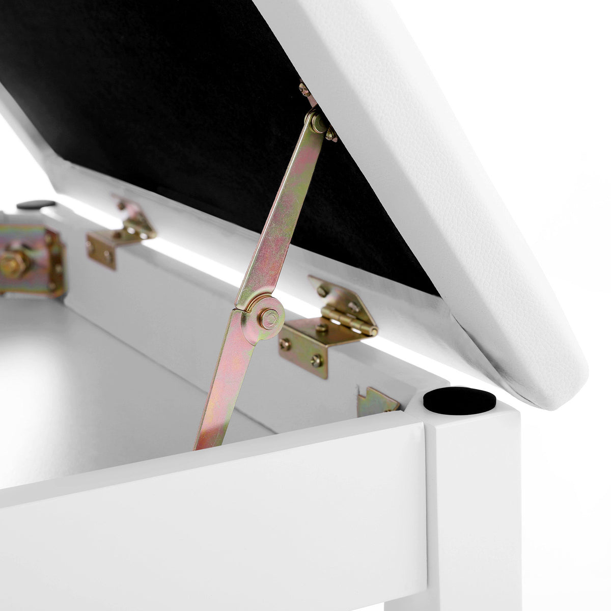 Piano Bench - Padded Cushion - Storage Compartment - For Music Books