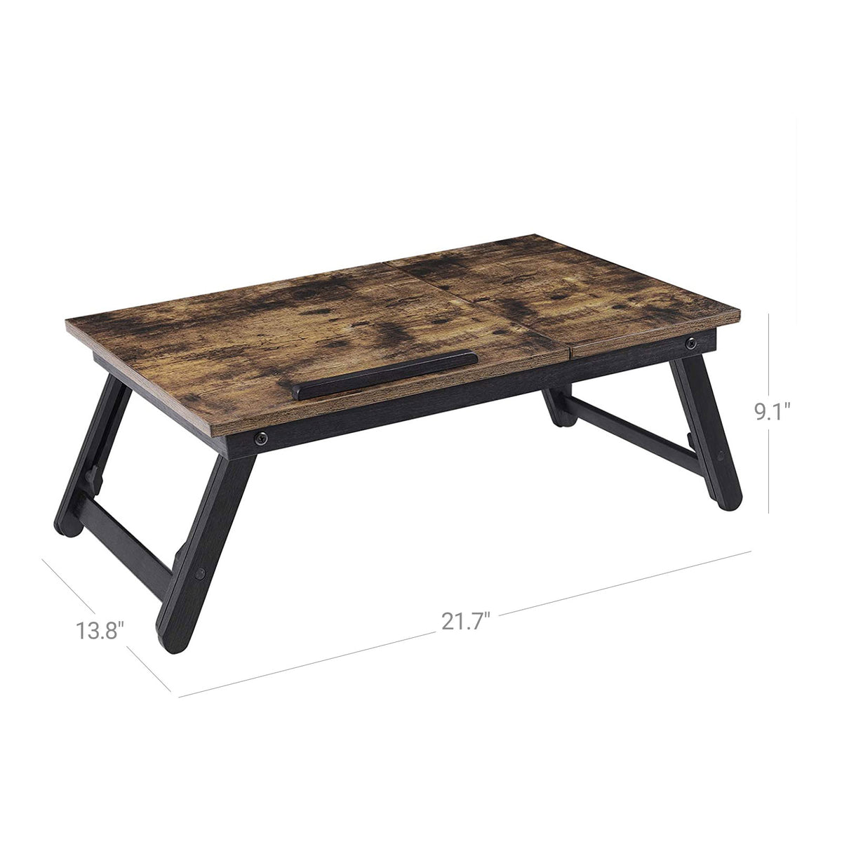 Laptop Desk - For Bed or Sofa - Adjustable Tilting Top