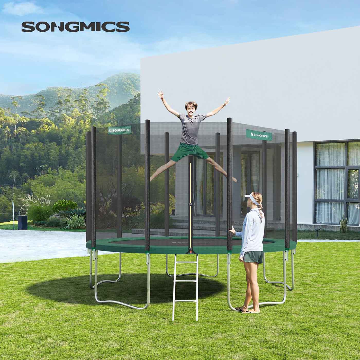 14ft Replacement Trampoline Safety Pad - Dark Green