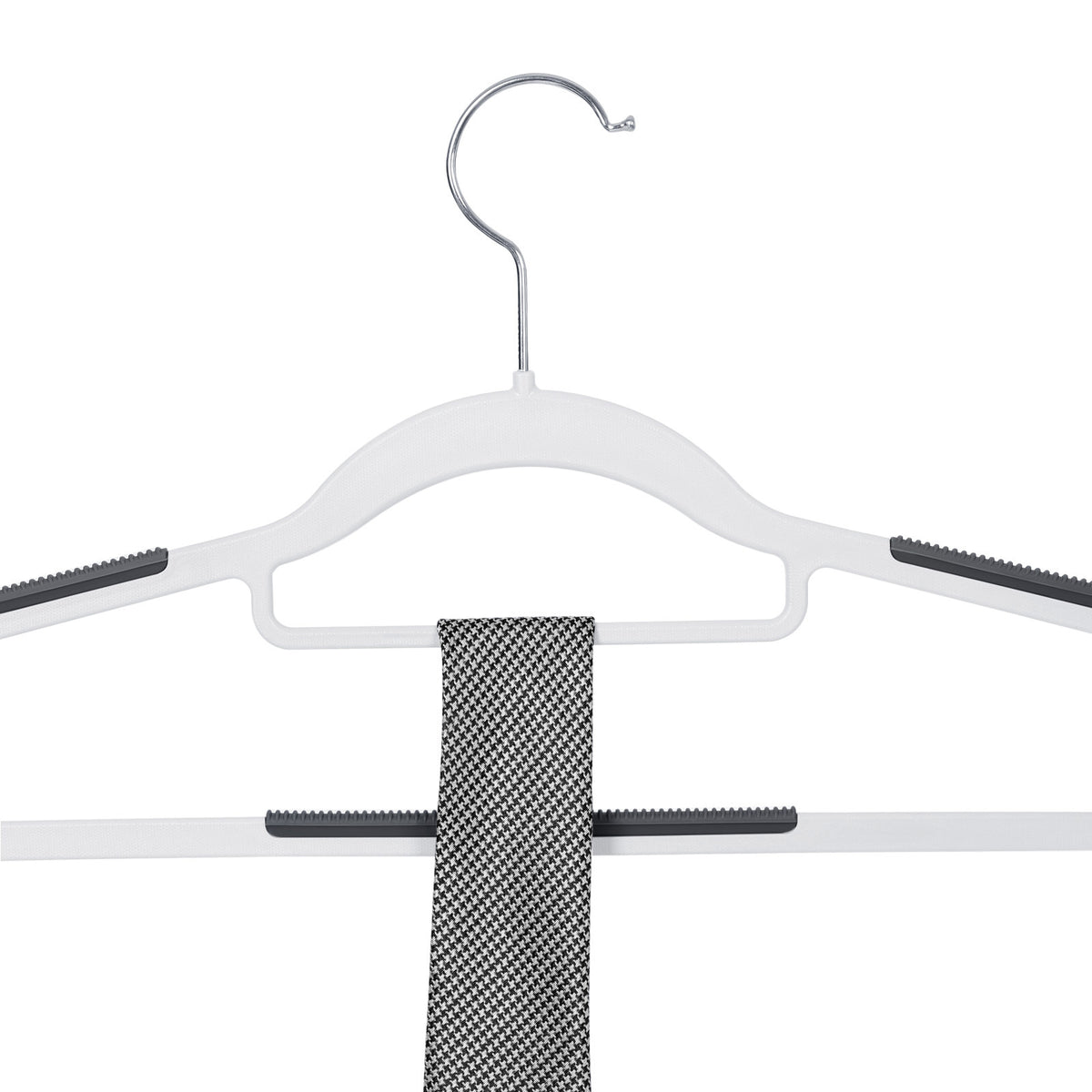 Plastic Hangers - Heavy-Duty - Non-Slip - Pack of 50