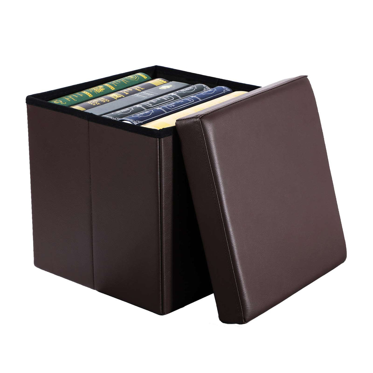 Folding Storage Ottoman Cube