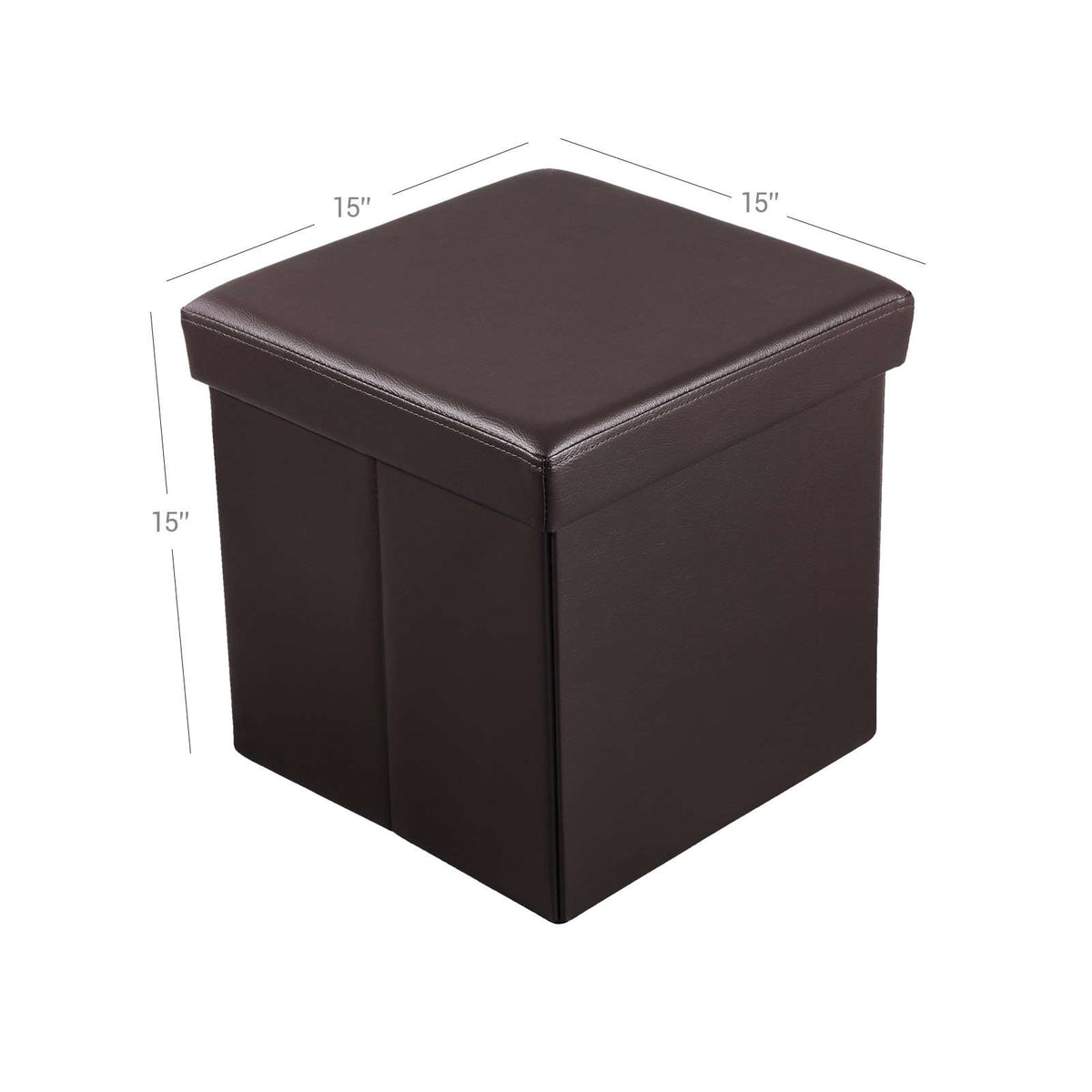 Folding Storage Ottoman Cube