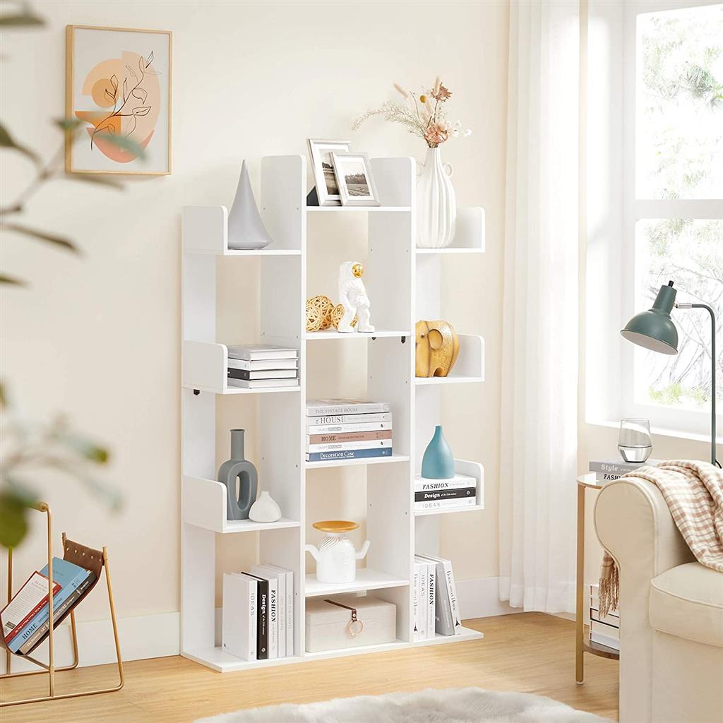 Tree-Shaped Bookcase - 13 Storage Shelves