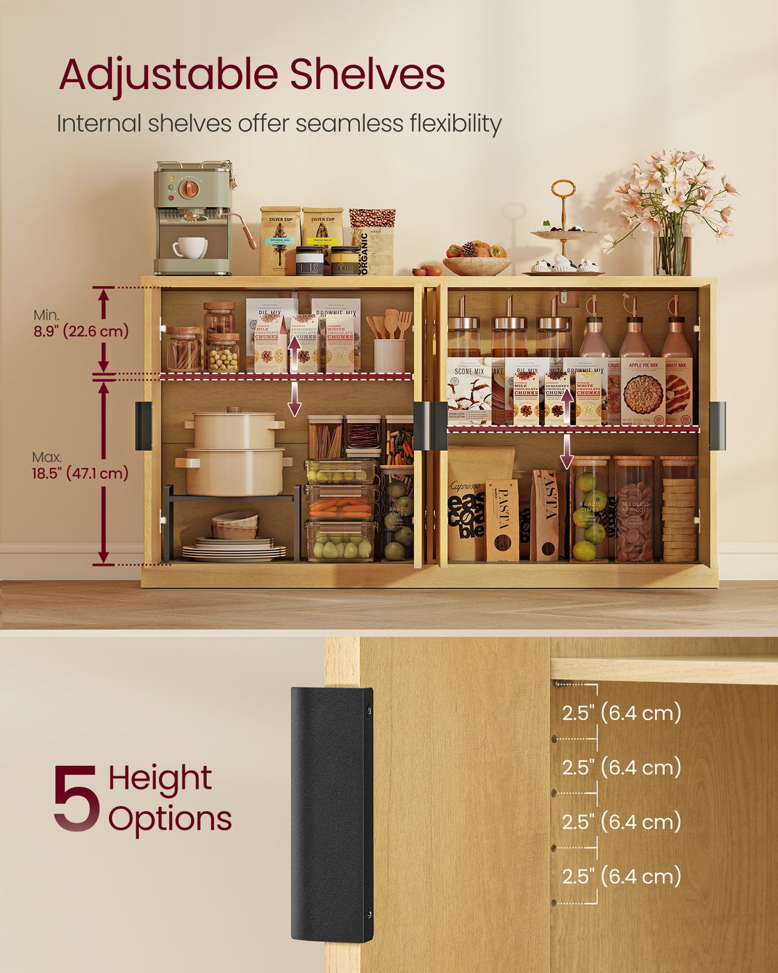 MAXE Collection - Buffet Cabinet - Console Cabinet