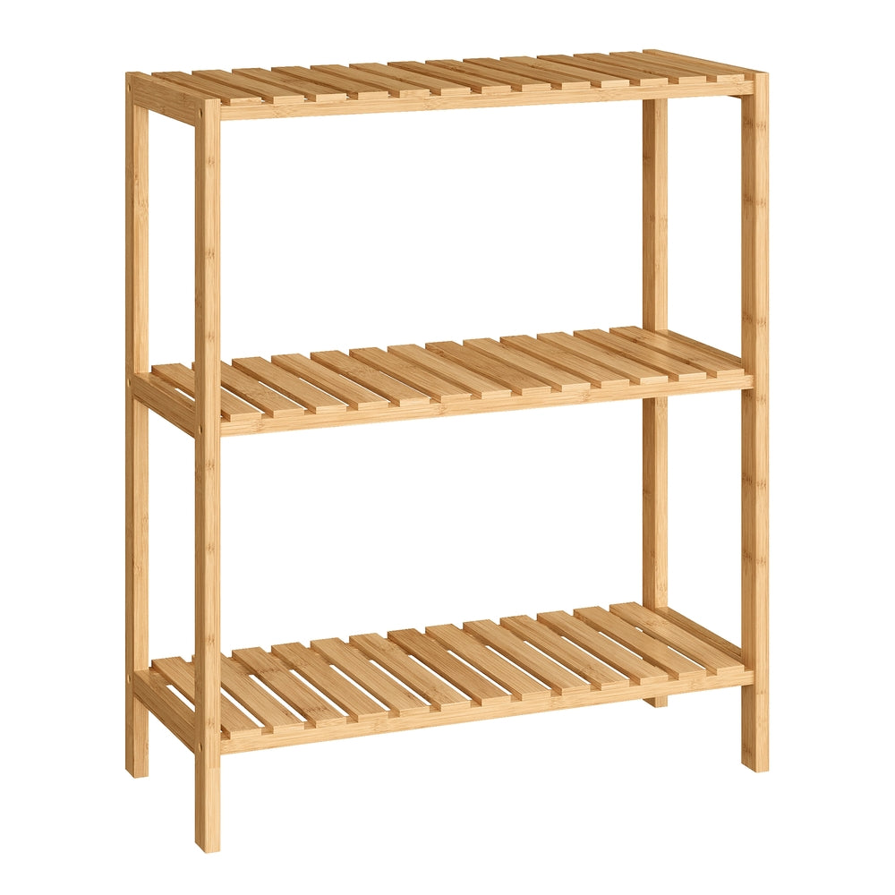 3-Tier Multifunctional Bamboo Storage Shelf