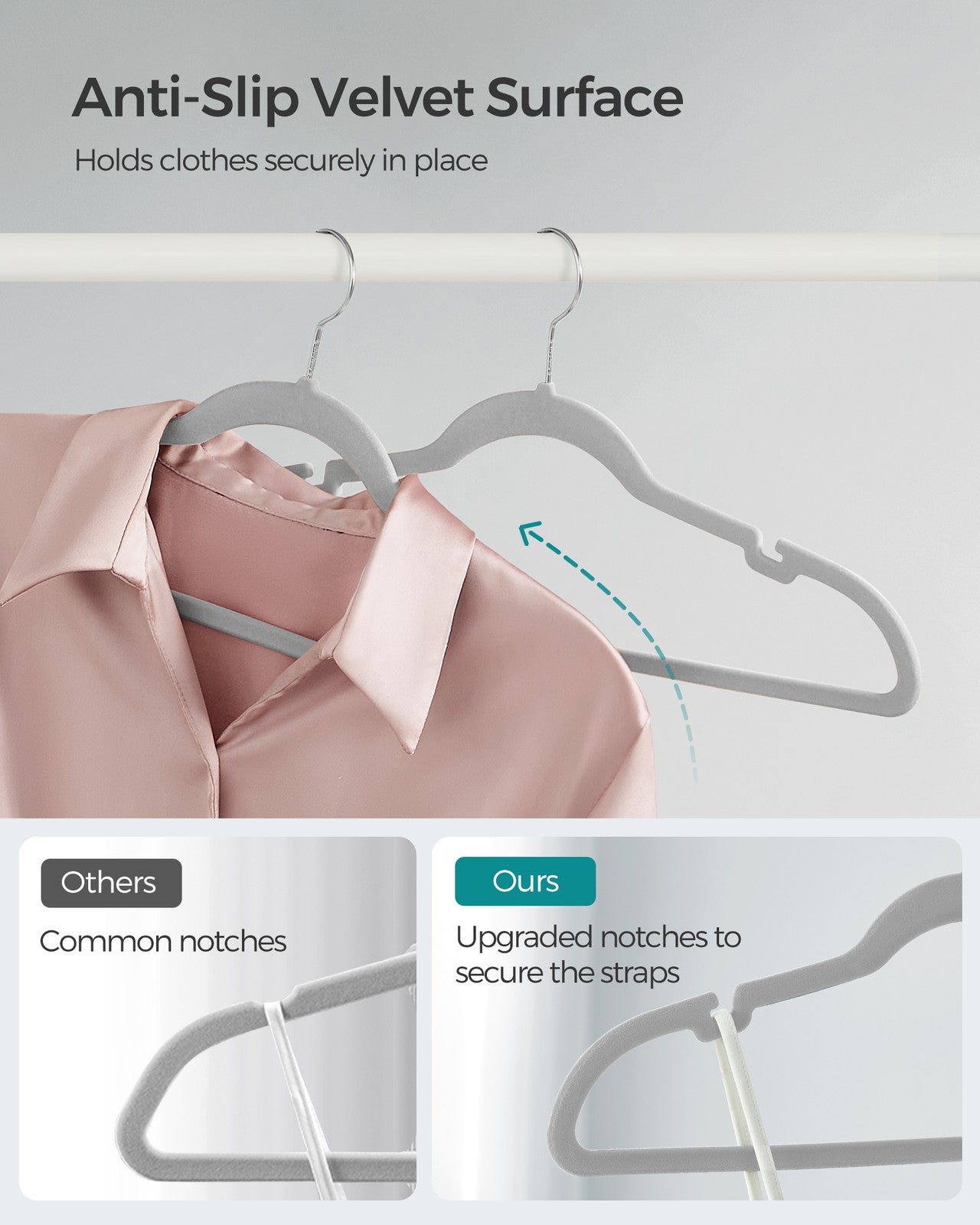 Velvet Hangers 50 Pack