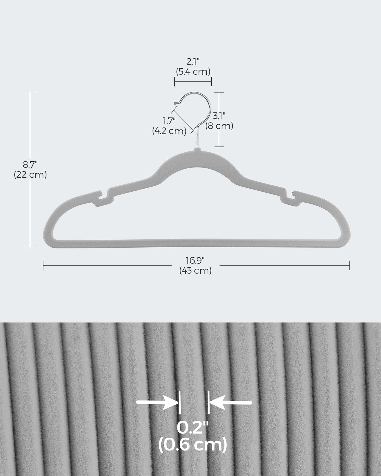 Velvet Hangers 50 Pack