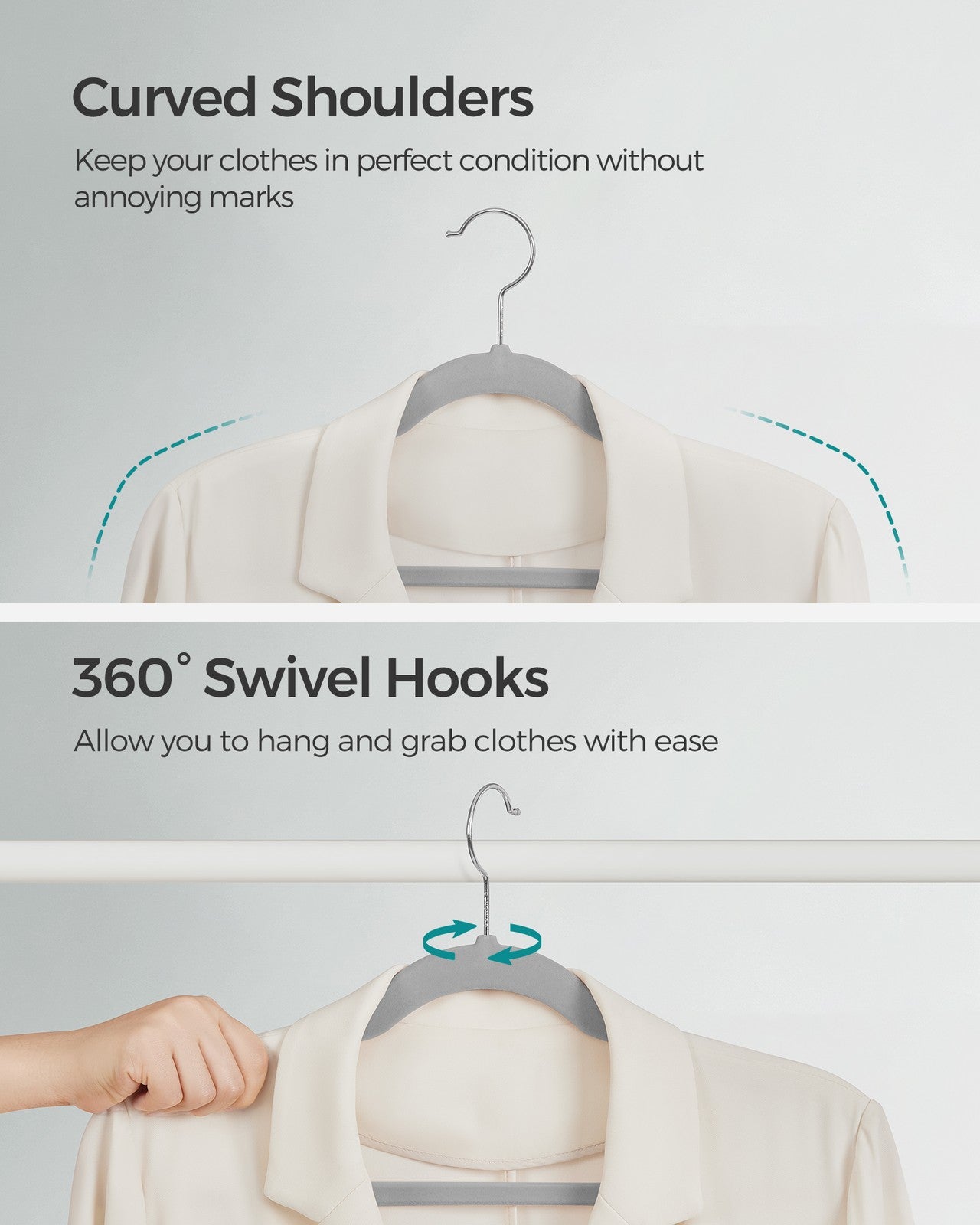 Velvet Hangers 50 Pack