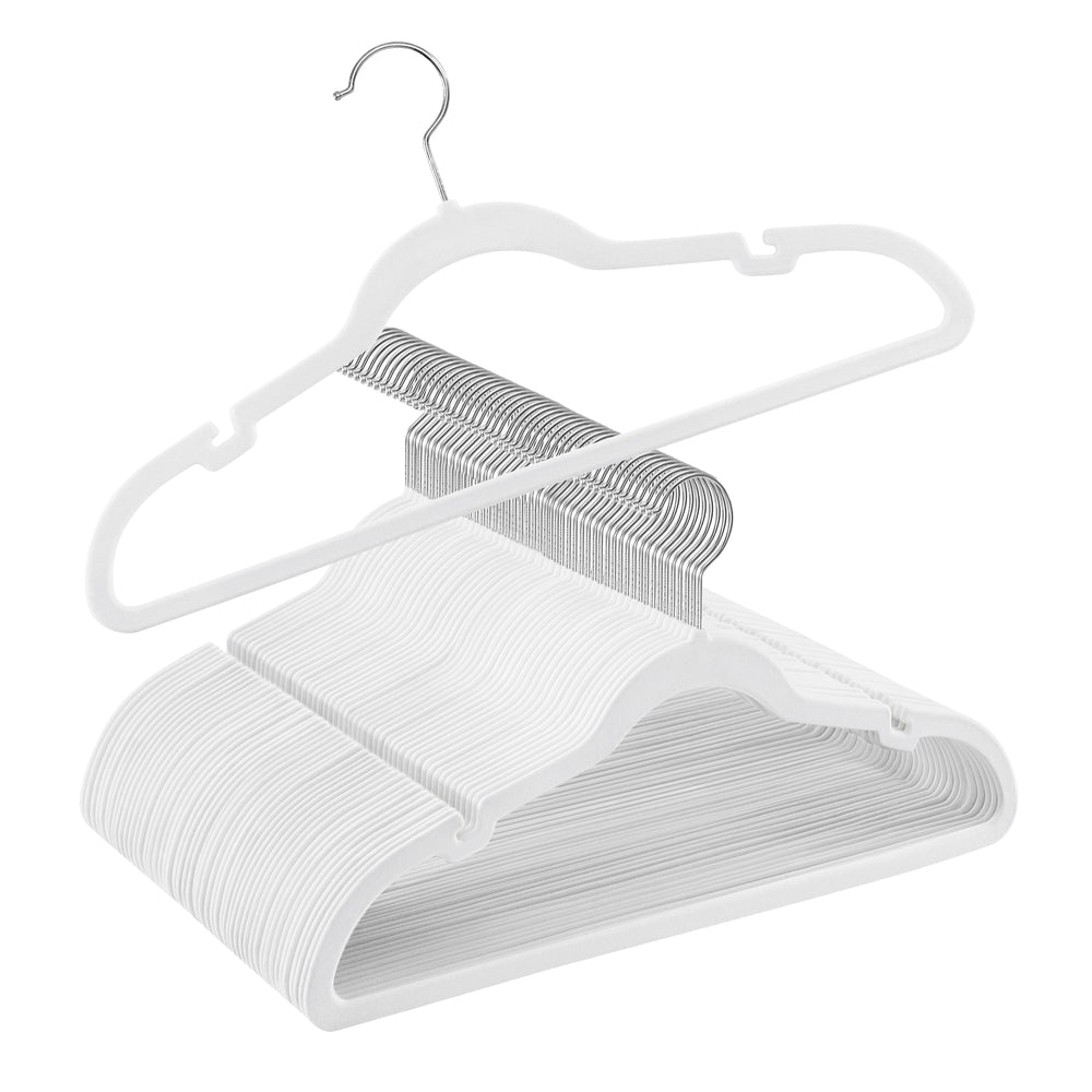50-Pack Velvet Hangers Light Purple - Cloud White