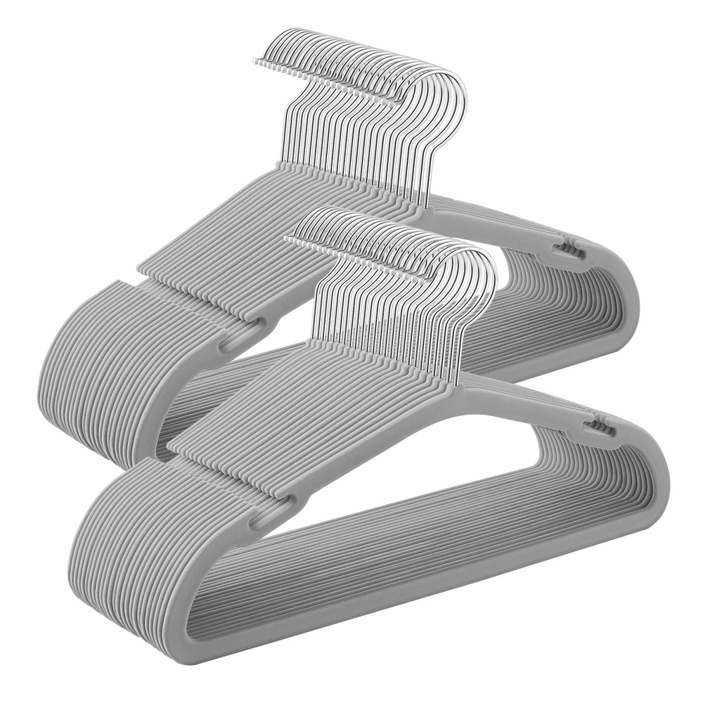 Kids Hangers 50 Pack - Dove Gray