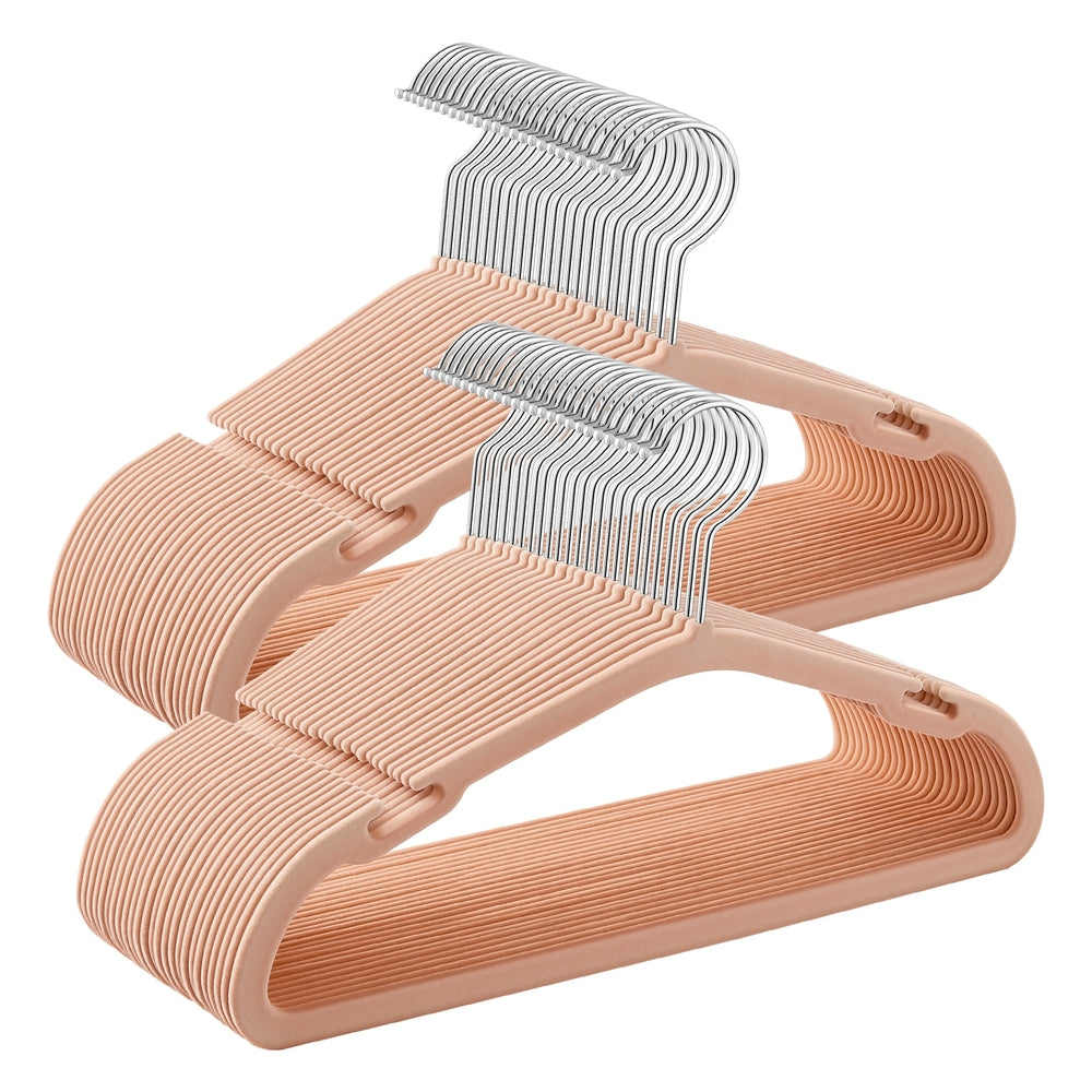 Kids Hangers 50 Pack - Blush Pink