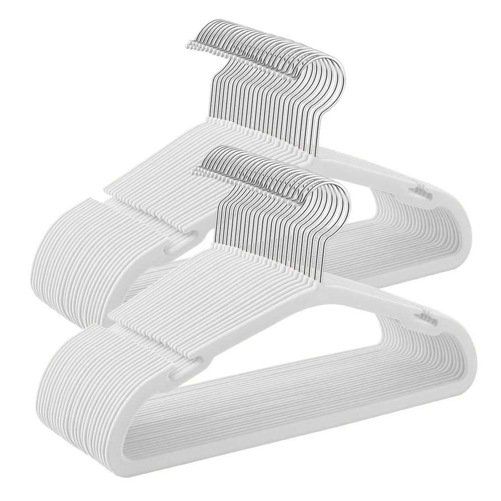 Kids Hangers 50 Pack - Cloud White
