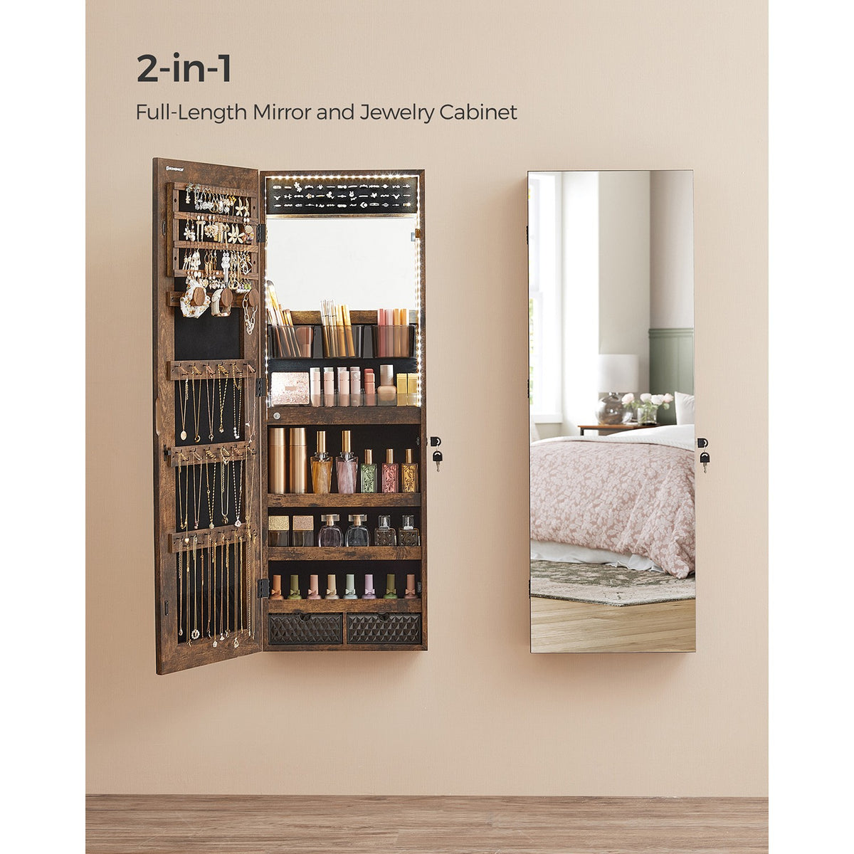 Jewelry Cabinet - With LED Lights