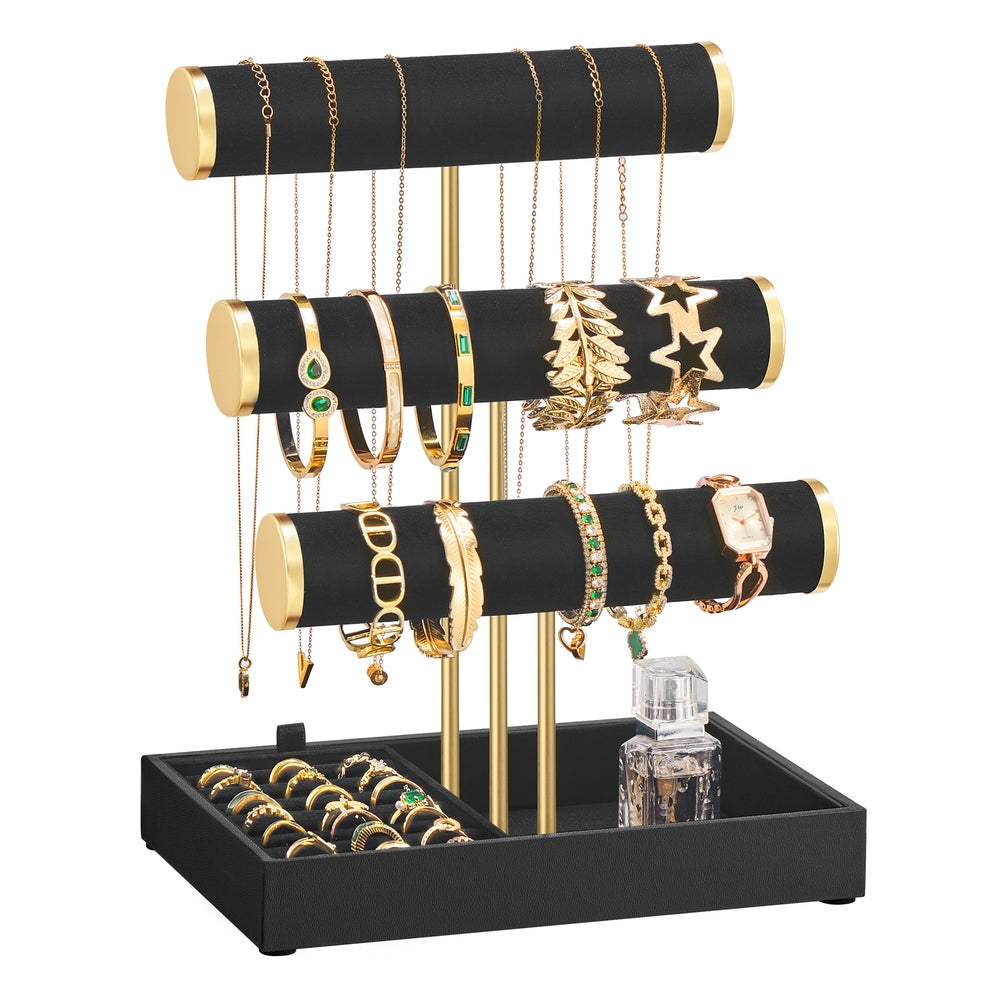 Bracelet Holder Stand - Jewelry Display Stand - Ink Black
