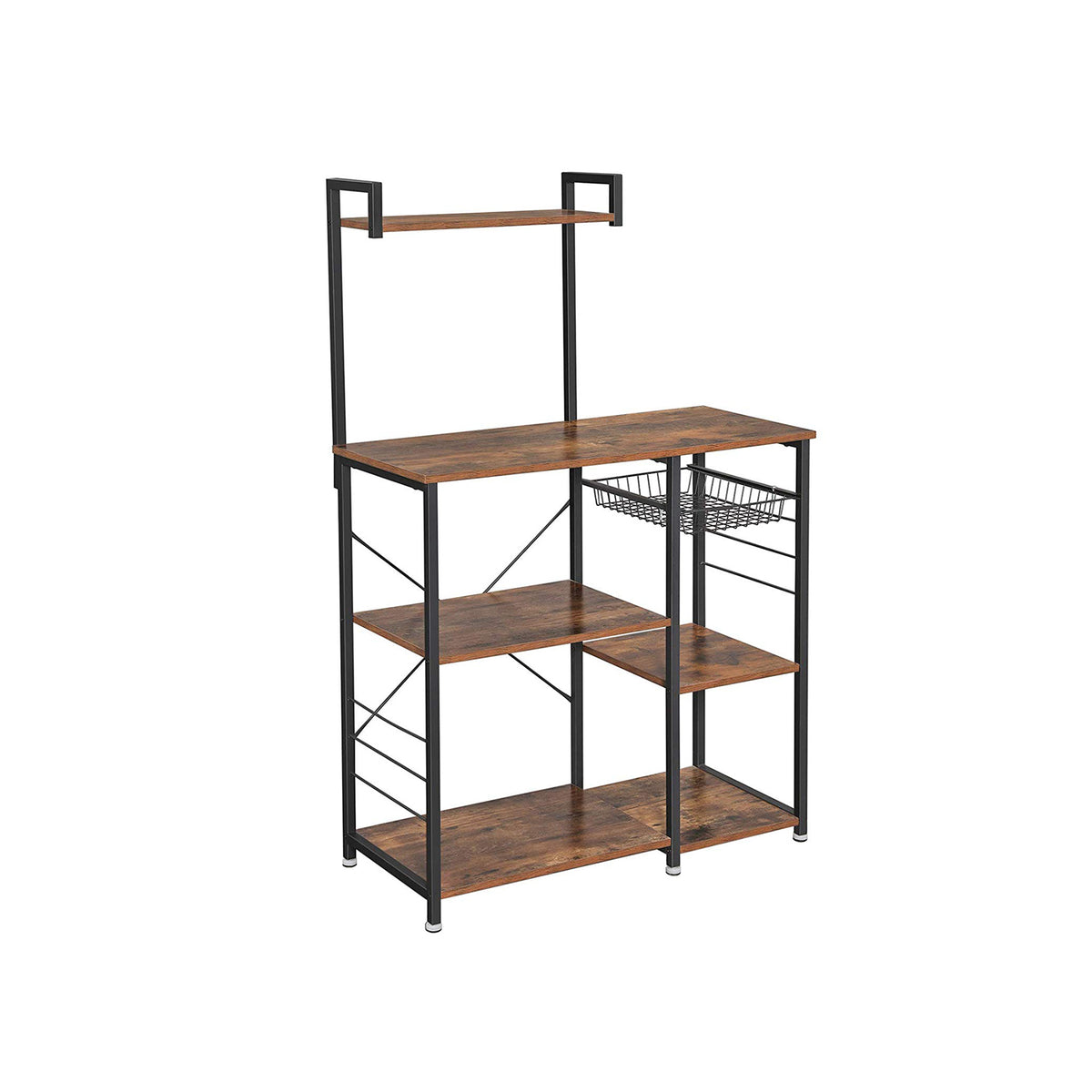 Kitchen Storage Rack - With Wire Basket