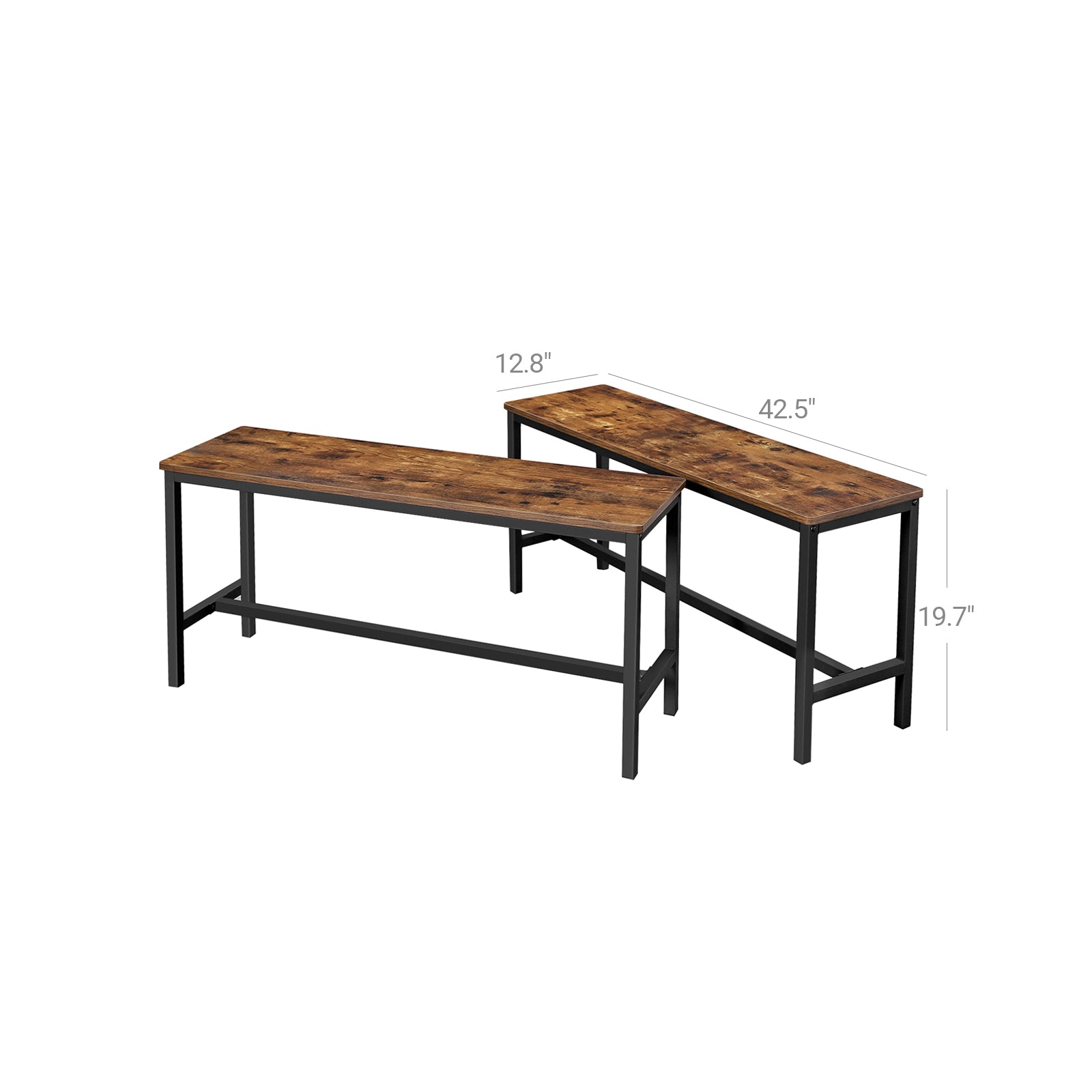 Set of 2 Dining Table Benches