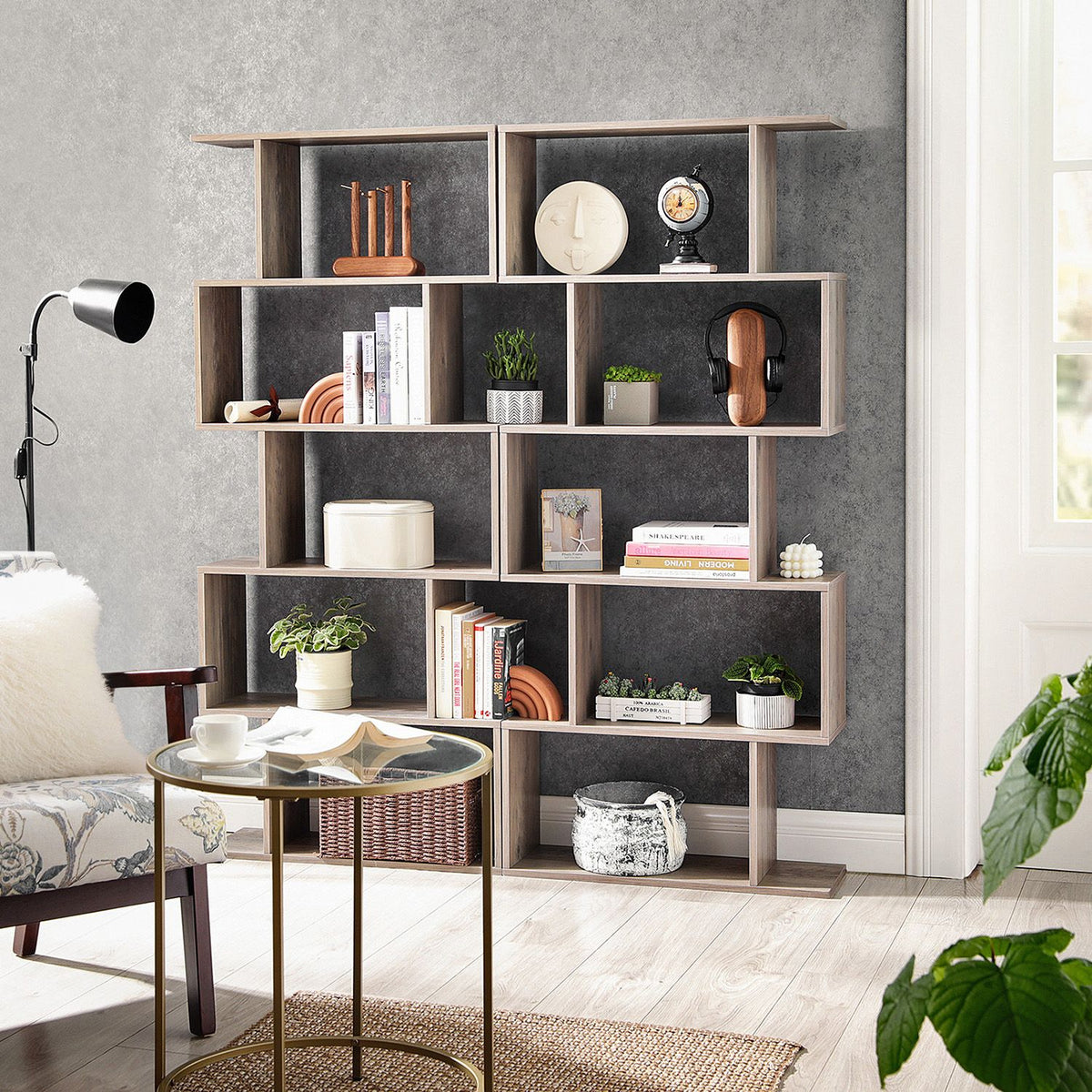 Bookcase and Display Shelf - White