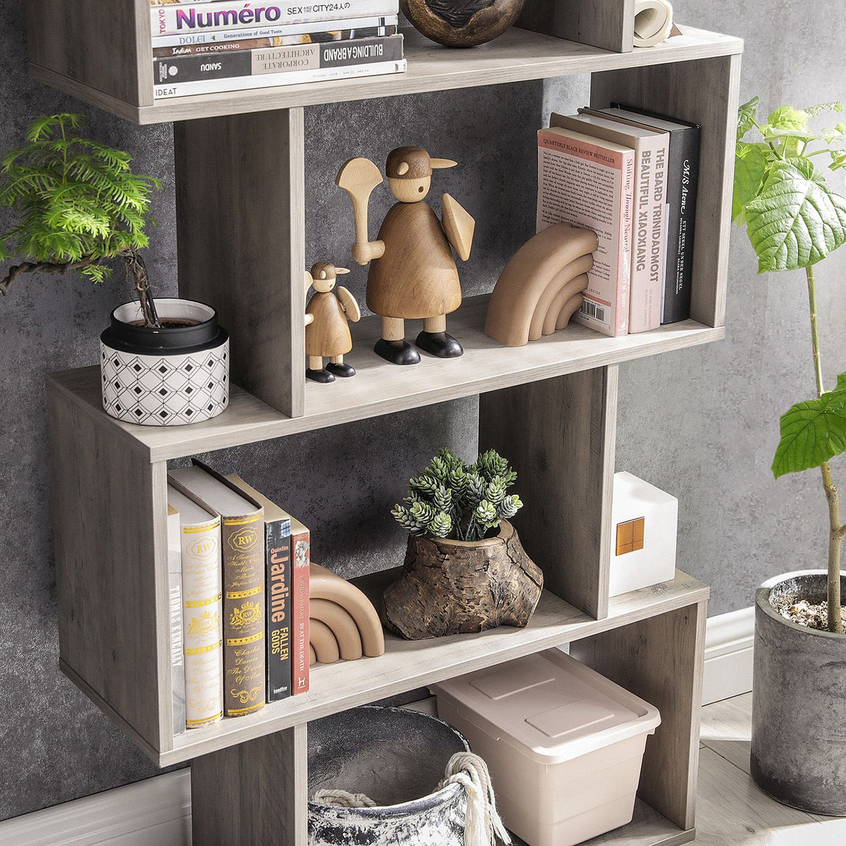 Bookcase and Display Shelf - White
