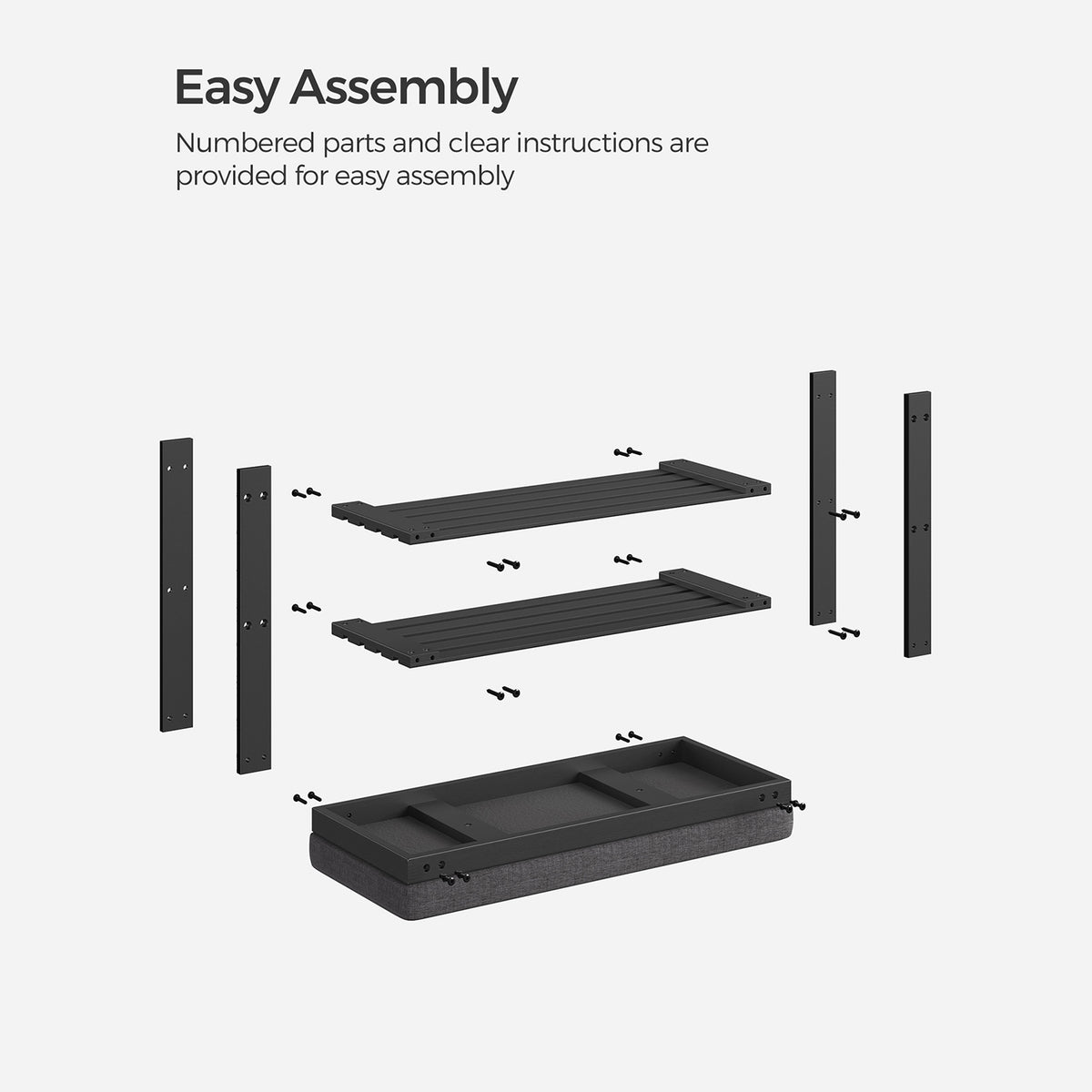 Shoe Organizer with Bench