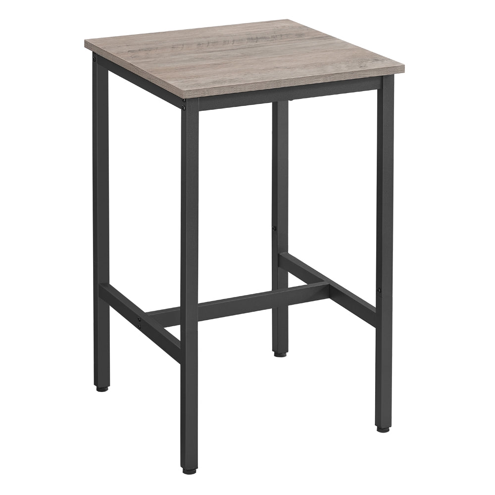 High Top Bar Table - Greige, Black