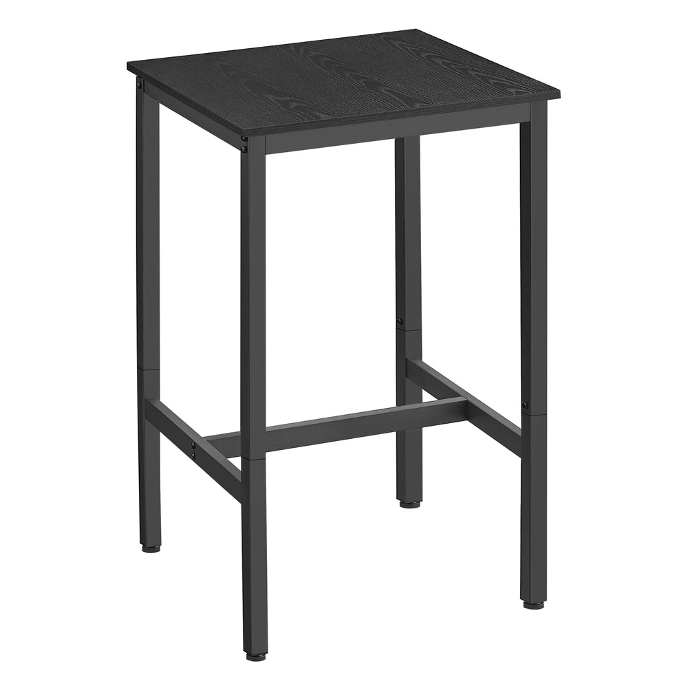 High Top Bar Table - Ebony Black, Black