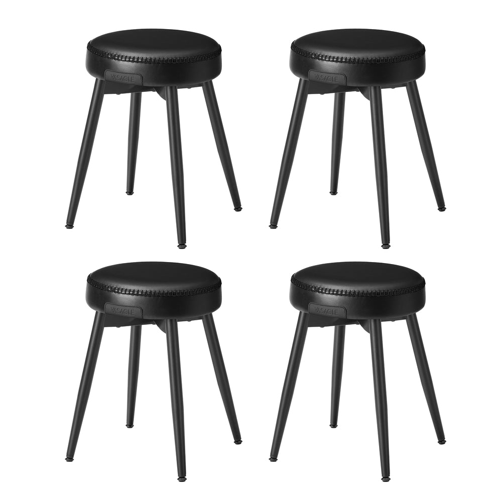 EKHO Collection - Dining Chairs Stools Set of 2 - Ink Black