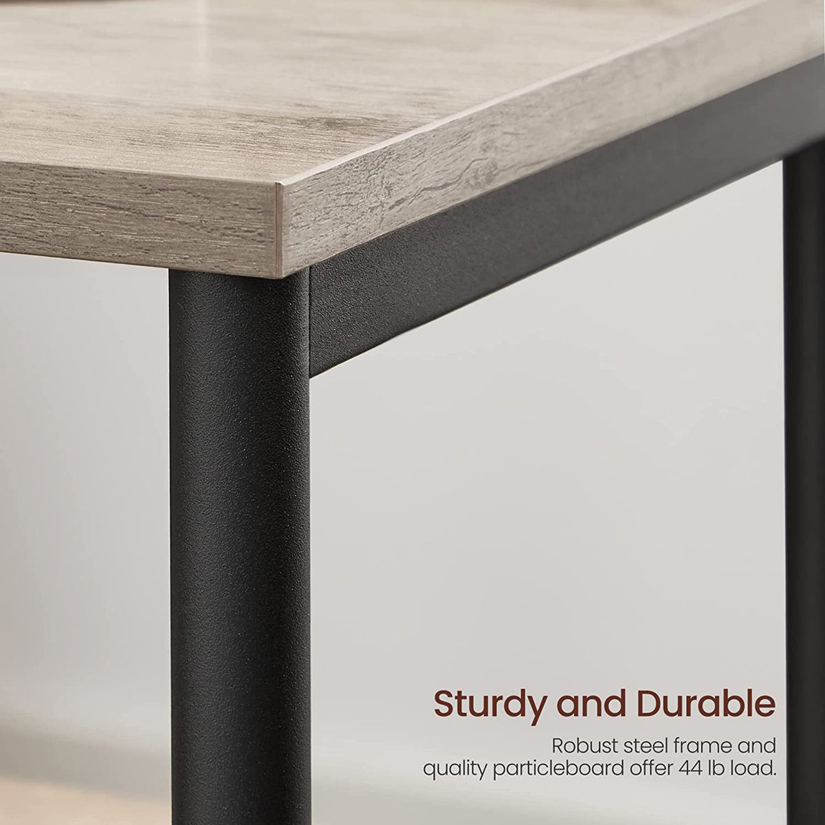 Industrial 2-Tier Small Side Table - Set of 2