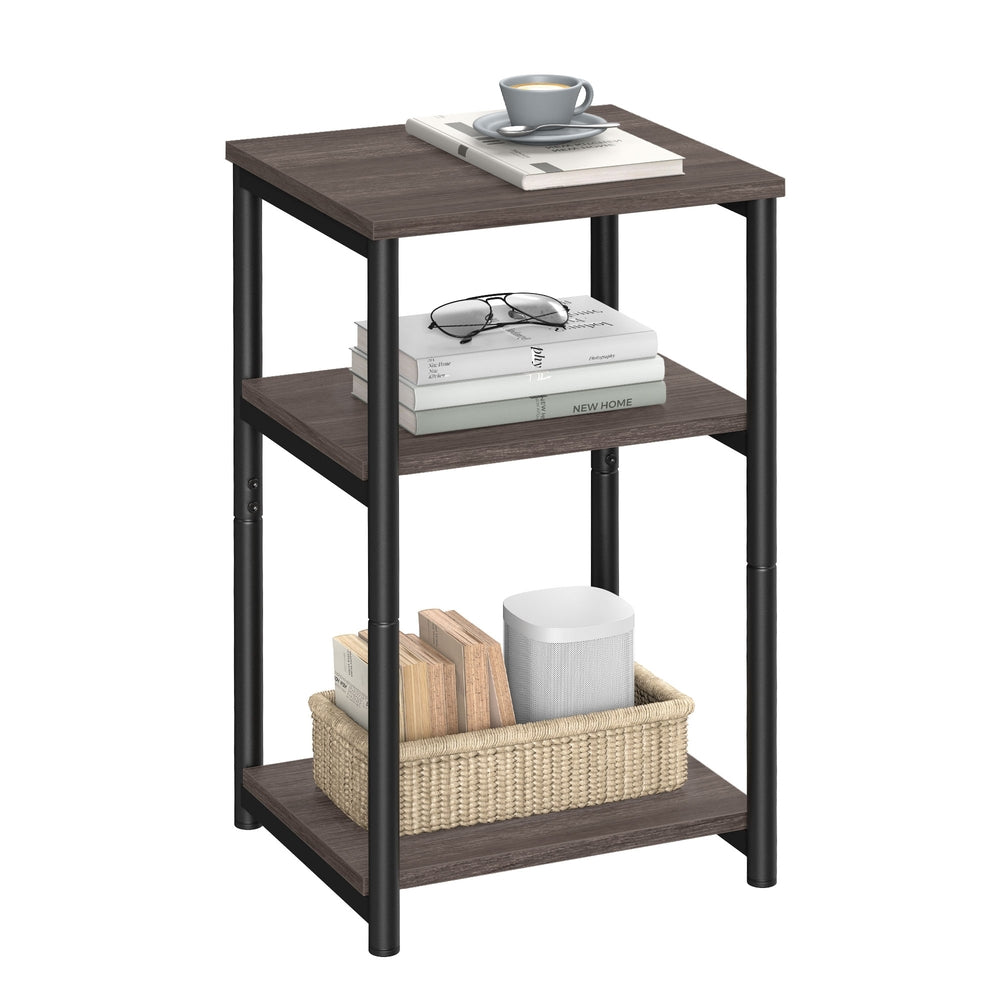 Small End Table - Chestnut Brown, Classic Black