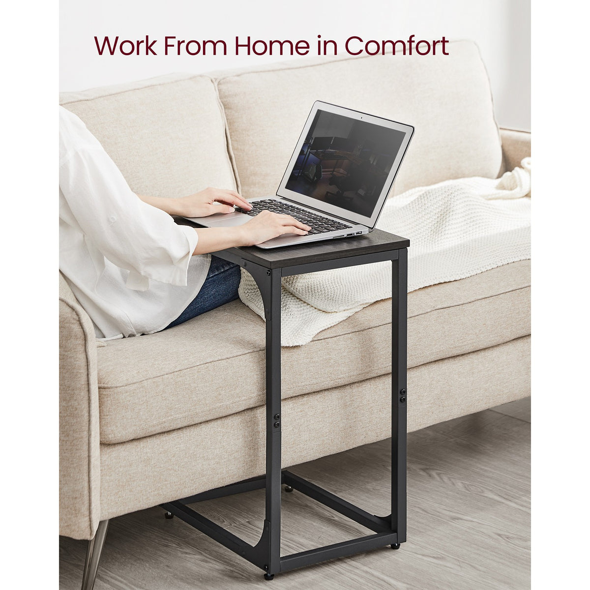 C-Shaped End Table - Set of 2
