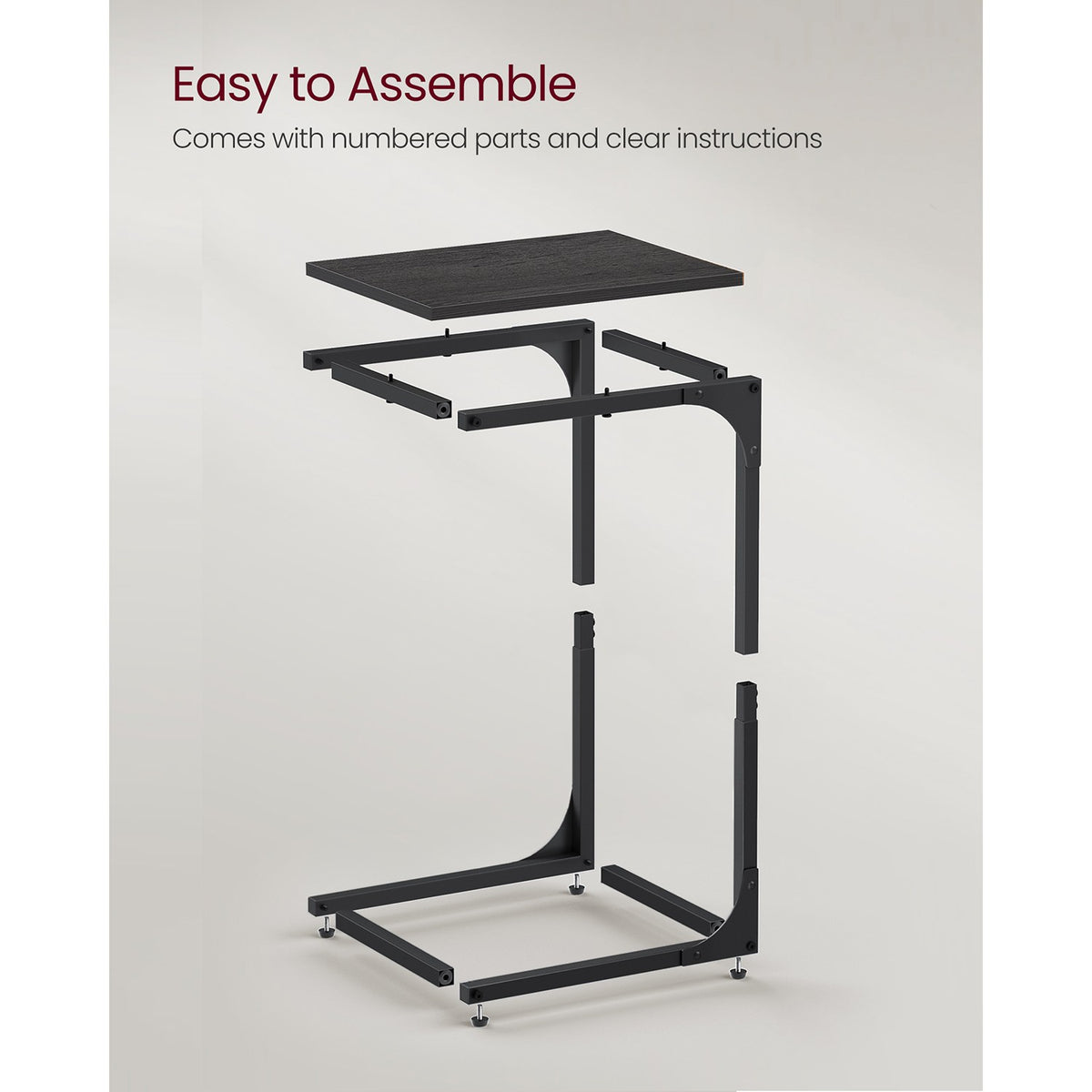 C-Shaped End Table - Set of 2