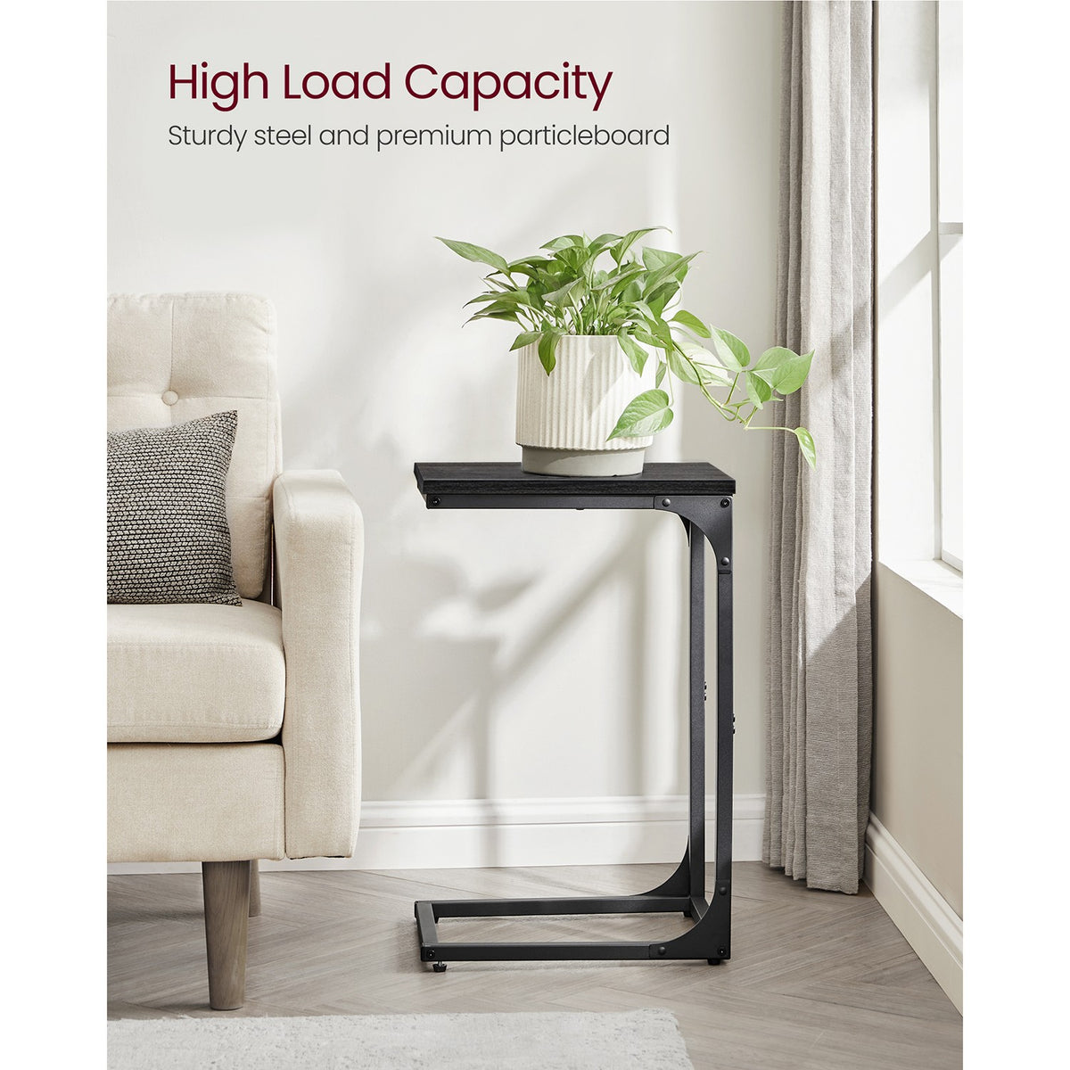 C-Shaped End Table - Set of 2