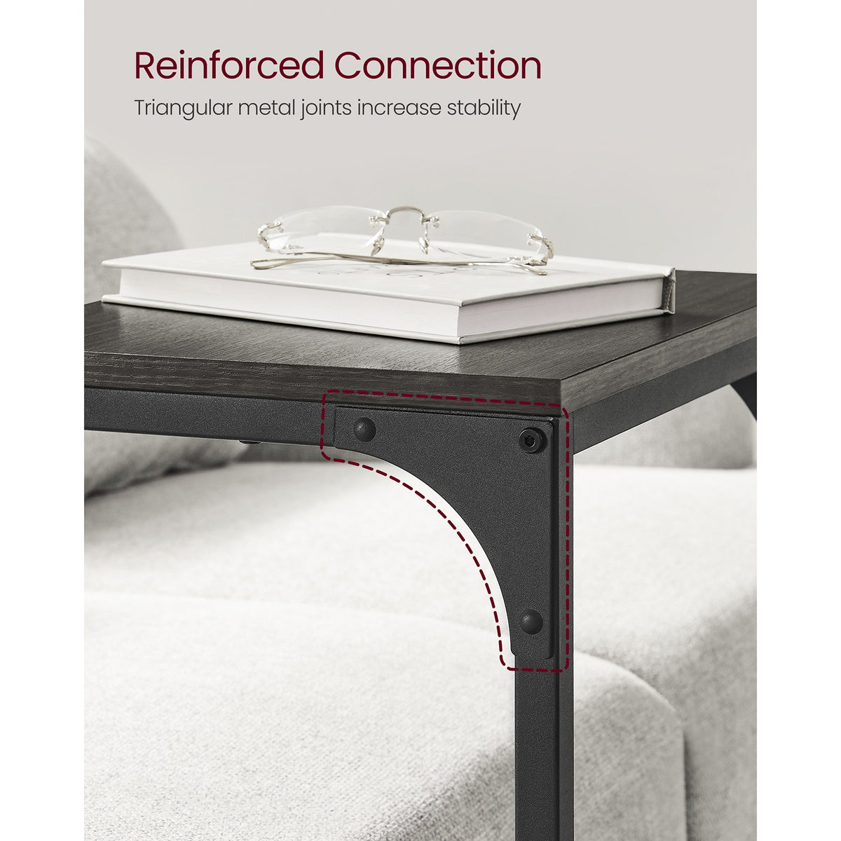 C-Shaped End Table - Set of 2
