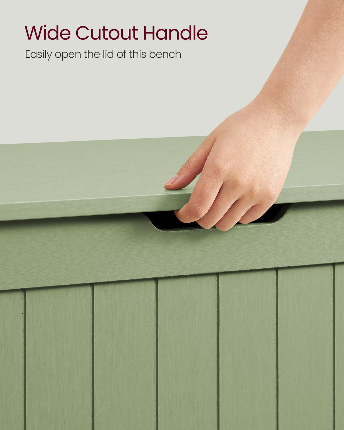 Storage Chest - 29.9-Inch Width - Safety Hinges