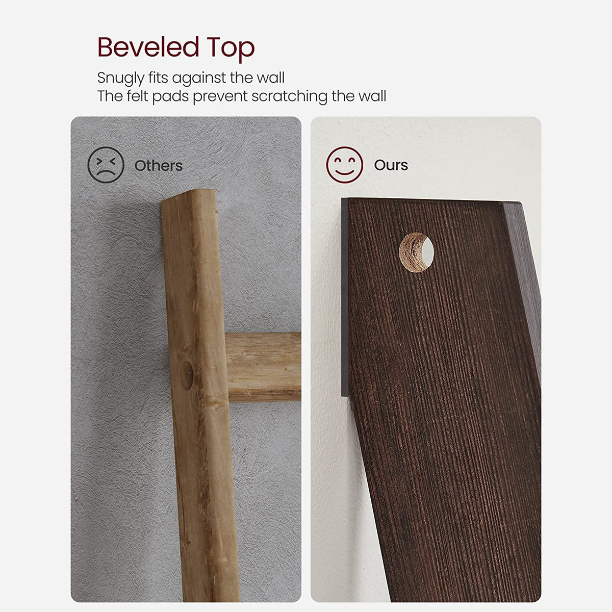 Blanket Ladder - 5-Tier - Farmhouse Style - For the Living Room