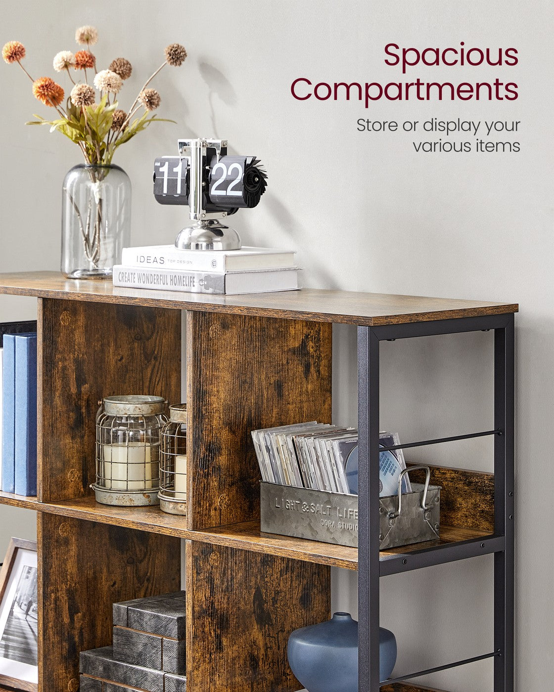 Bookshelf - 6 Storage Cubes
