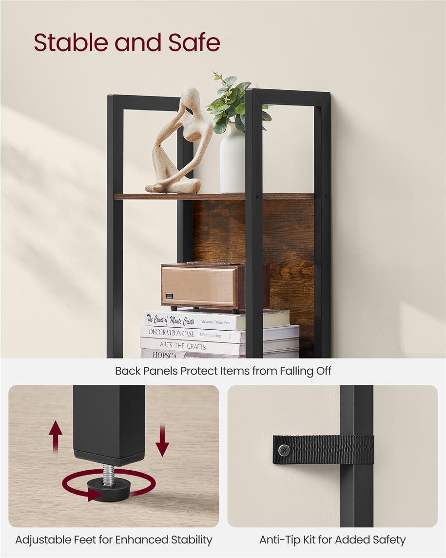 5-Tier Book Shelf with Drawer