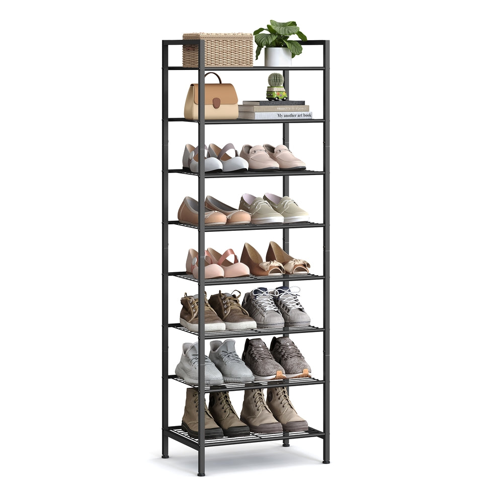 8 Tier Metal Narrow Shoe Rack