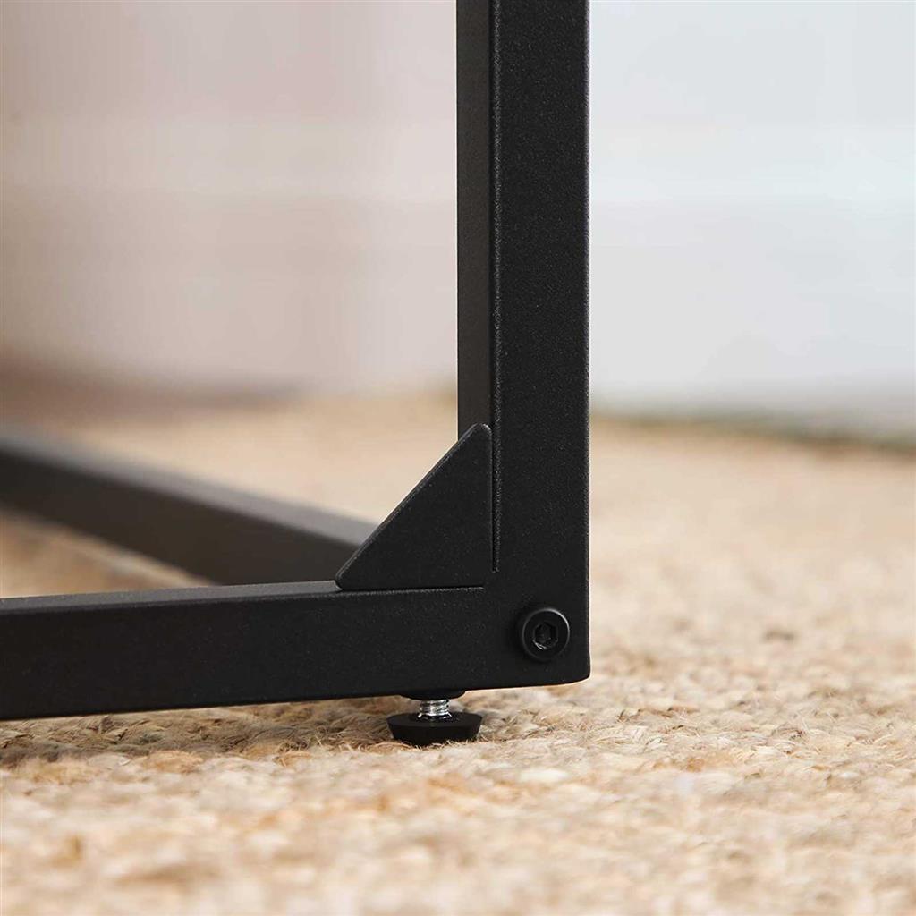 C Shape End Table for Couch or Sofa