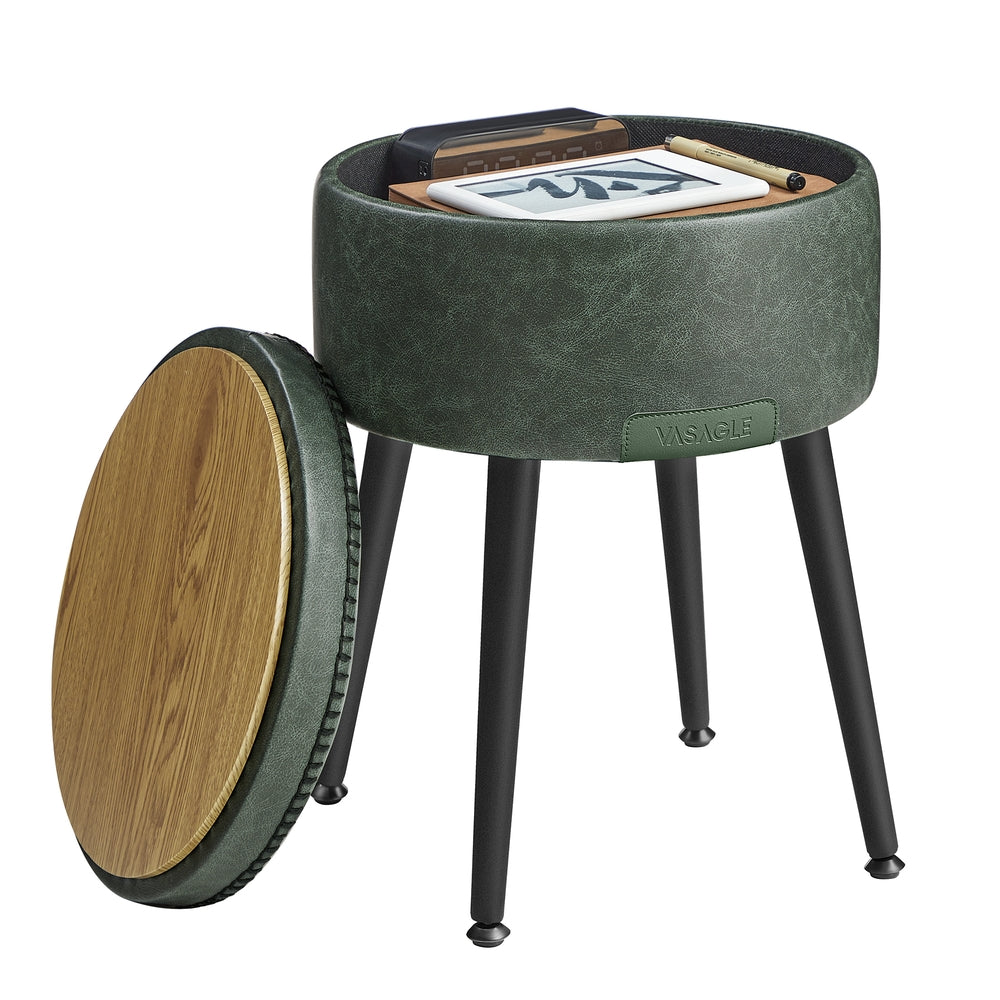 EKHO Collection - Storage Ottoman - Forest Green