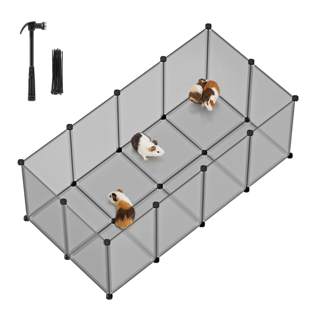 DIY Pet Playpen Indoor - Gray - 49.2"L x 24.8"W x 16.5"H
