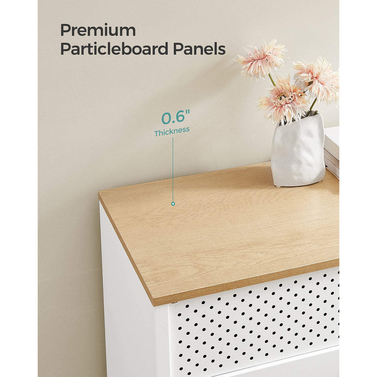 Storage Sideboard - Adjustable Shelves - Steel Frame