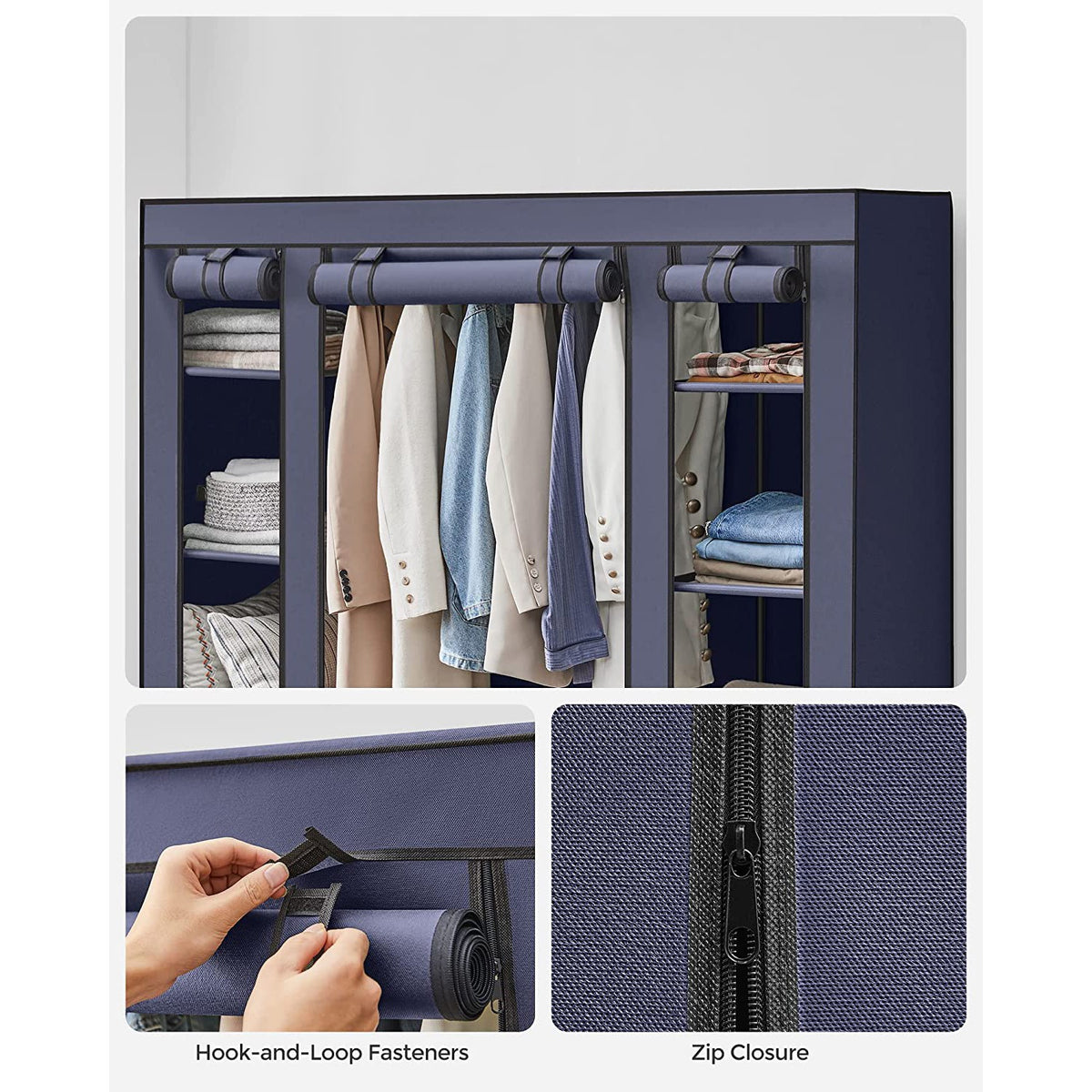 Closet Wardrobe - Non-Woven Fabric Cover