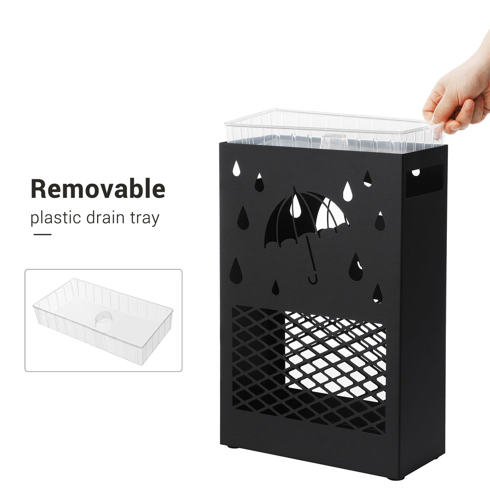 Metal Umbrella Stand - Cutout Design