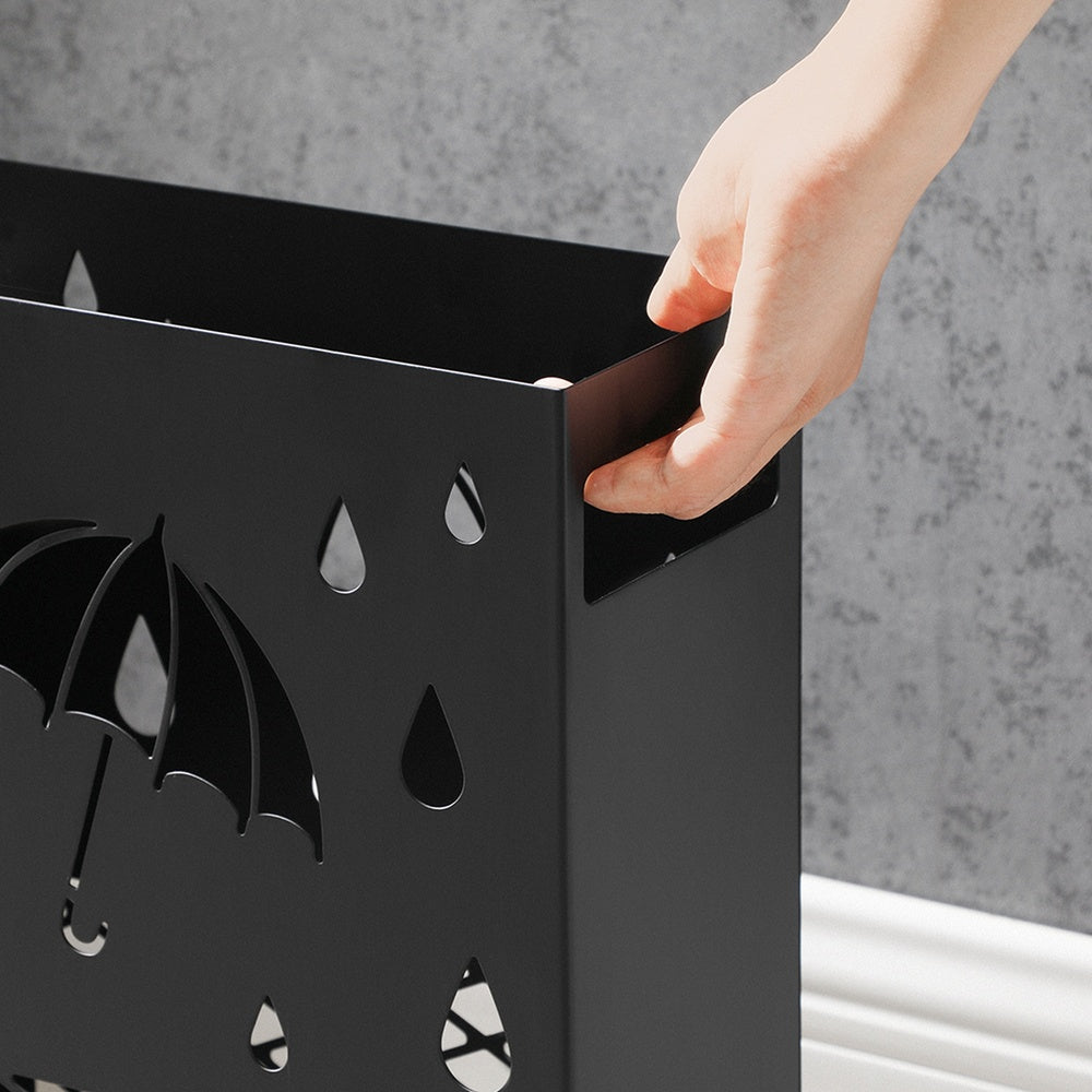 Metal Umbrella Stand - Cutout Design