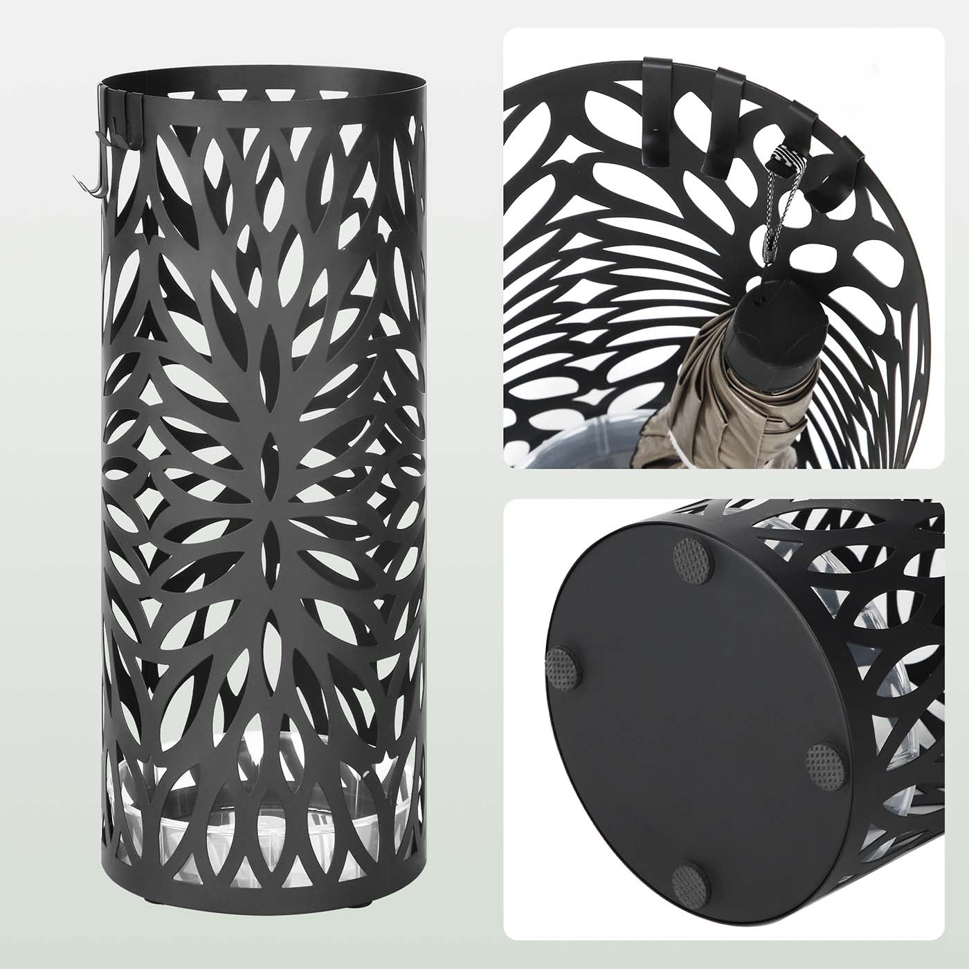 Steel Round Umbrella Stand for Canes Walking Sticks