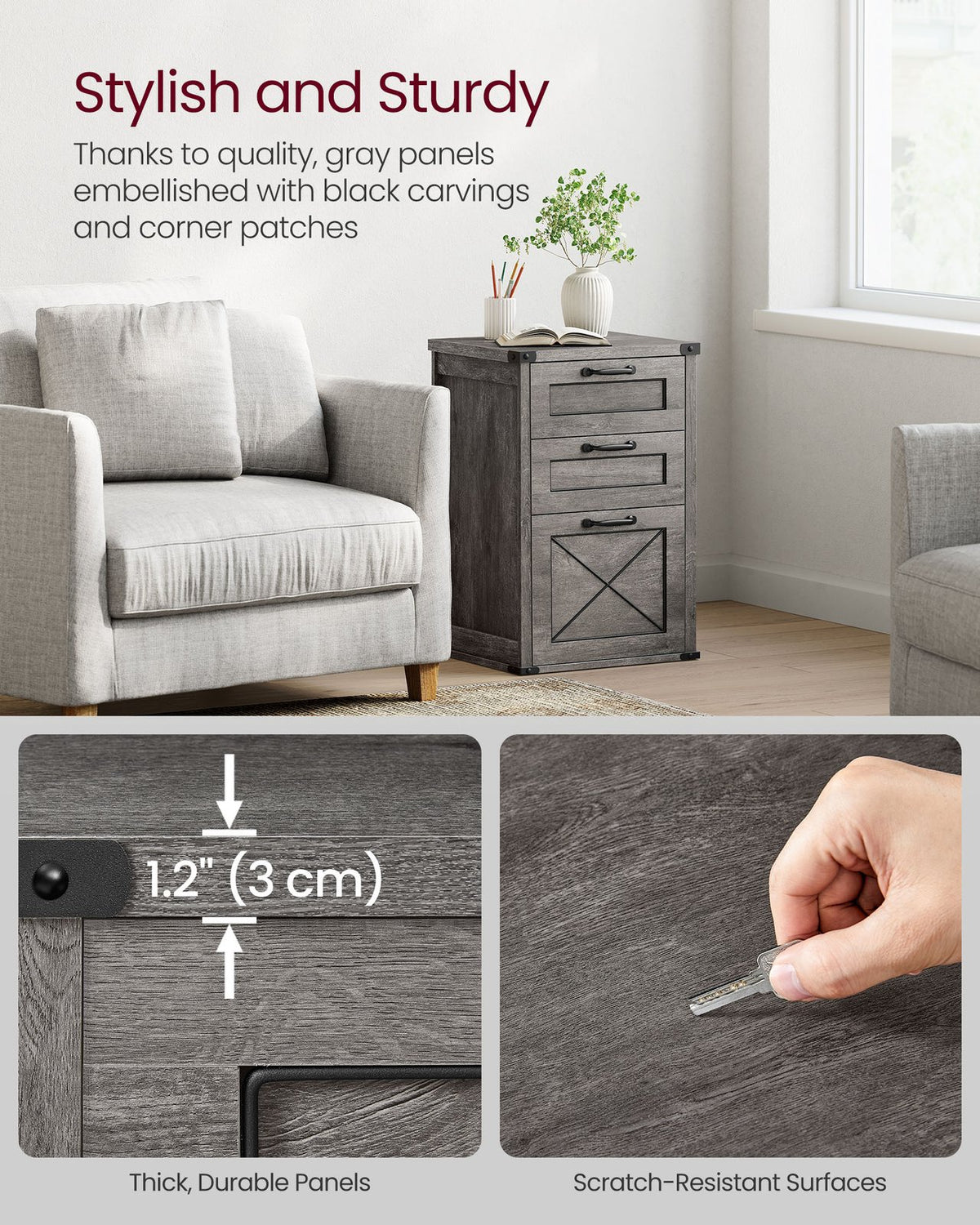 Filing Cabinet - With 2 File Drawers