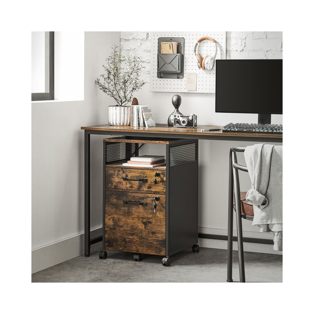 File Cabinet - Lockable - 2 Drawers - 4A Letter Size