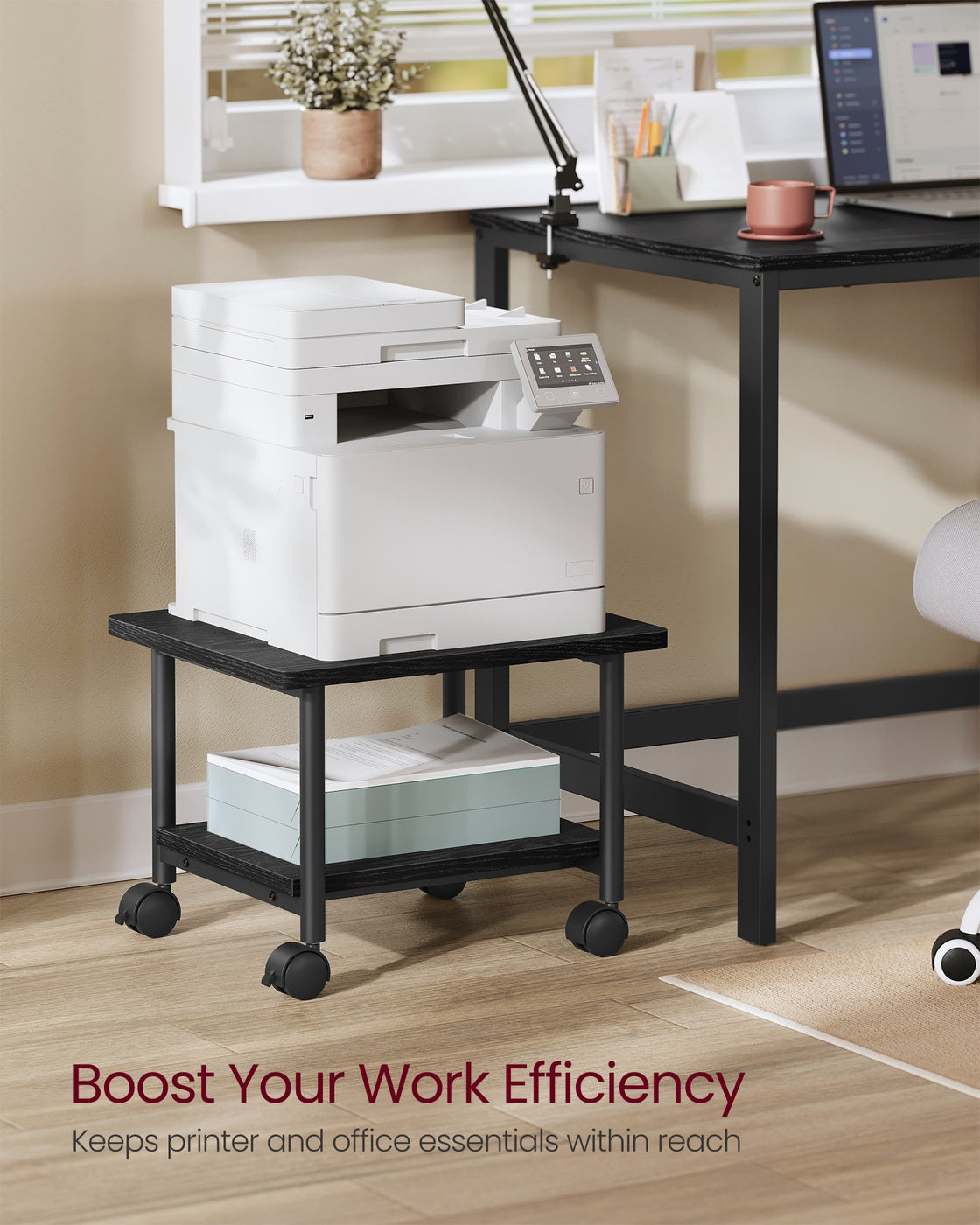 Under Desk Printer Stand