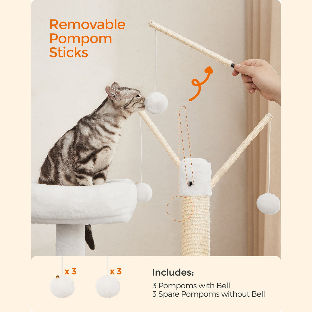 Cat Tree - Hidden Litter Box Enclosure - Scratching Posts